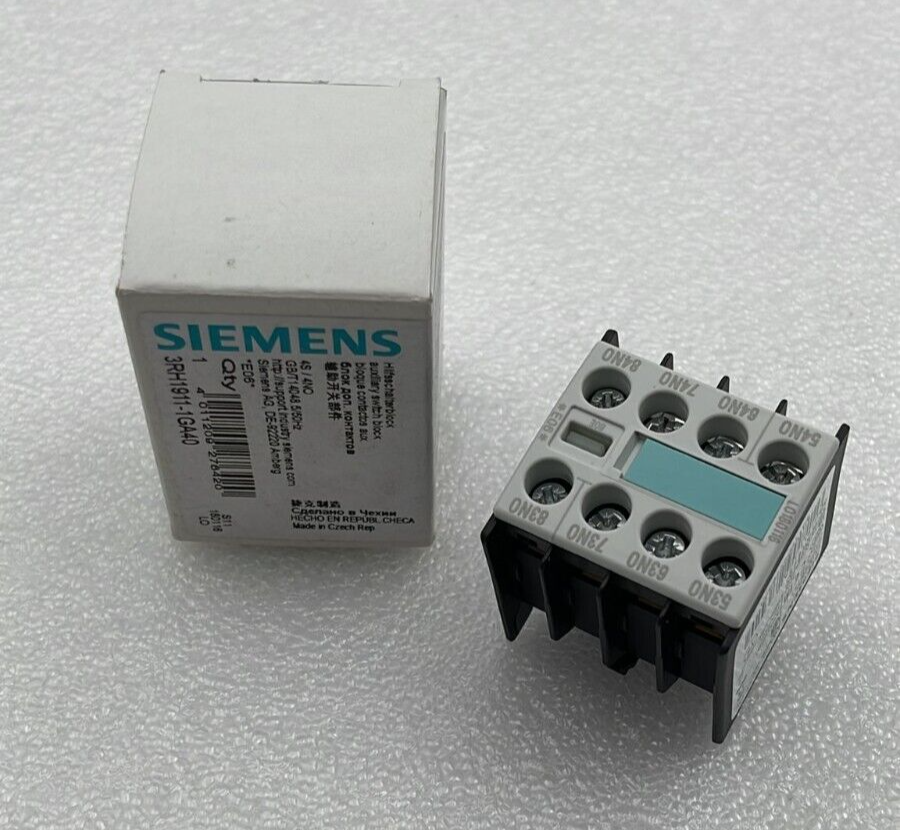 [LOT OF 11] Siemens 3RH1911-1GA40 Auxiliary Contact Block