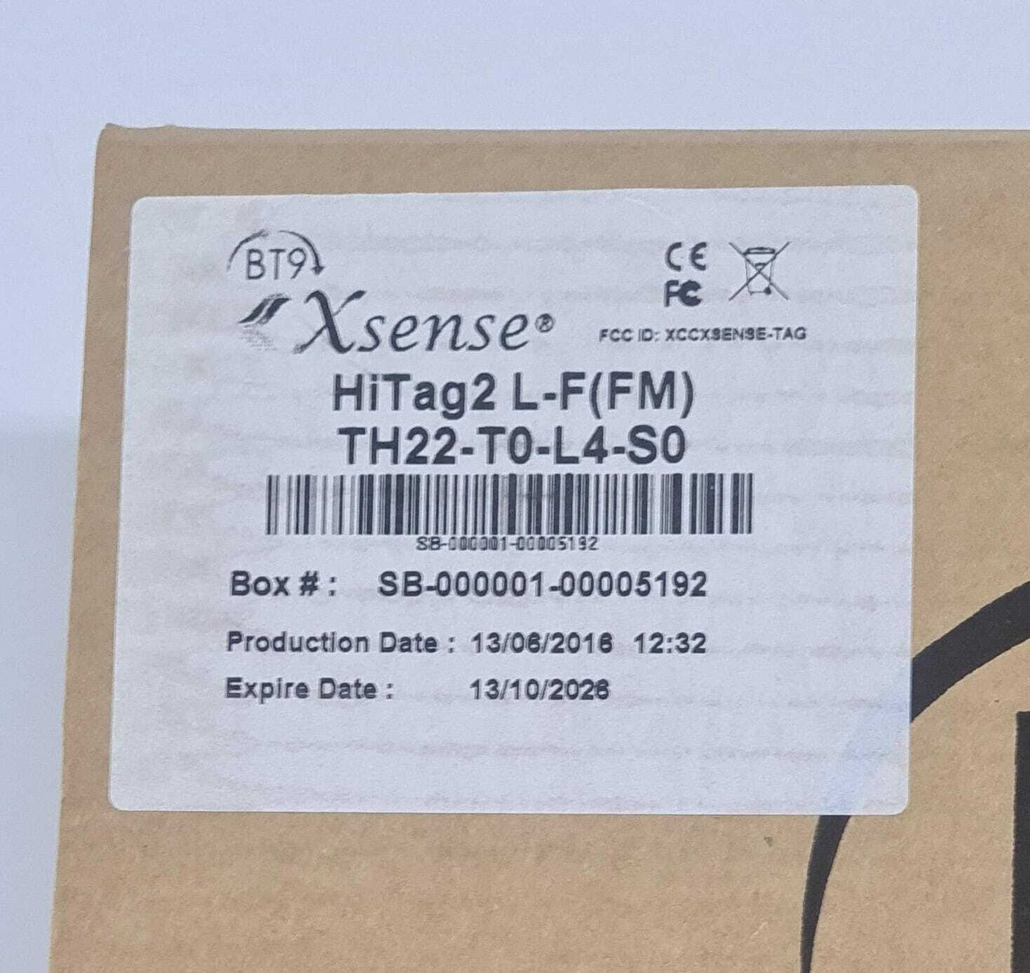 [LOT 27] NEW - Xsense BT9 HiTag2 L-F (FM) TH22-T0-L4-S0 Temperature and Humidity