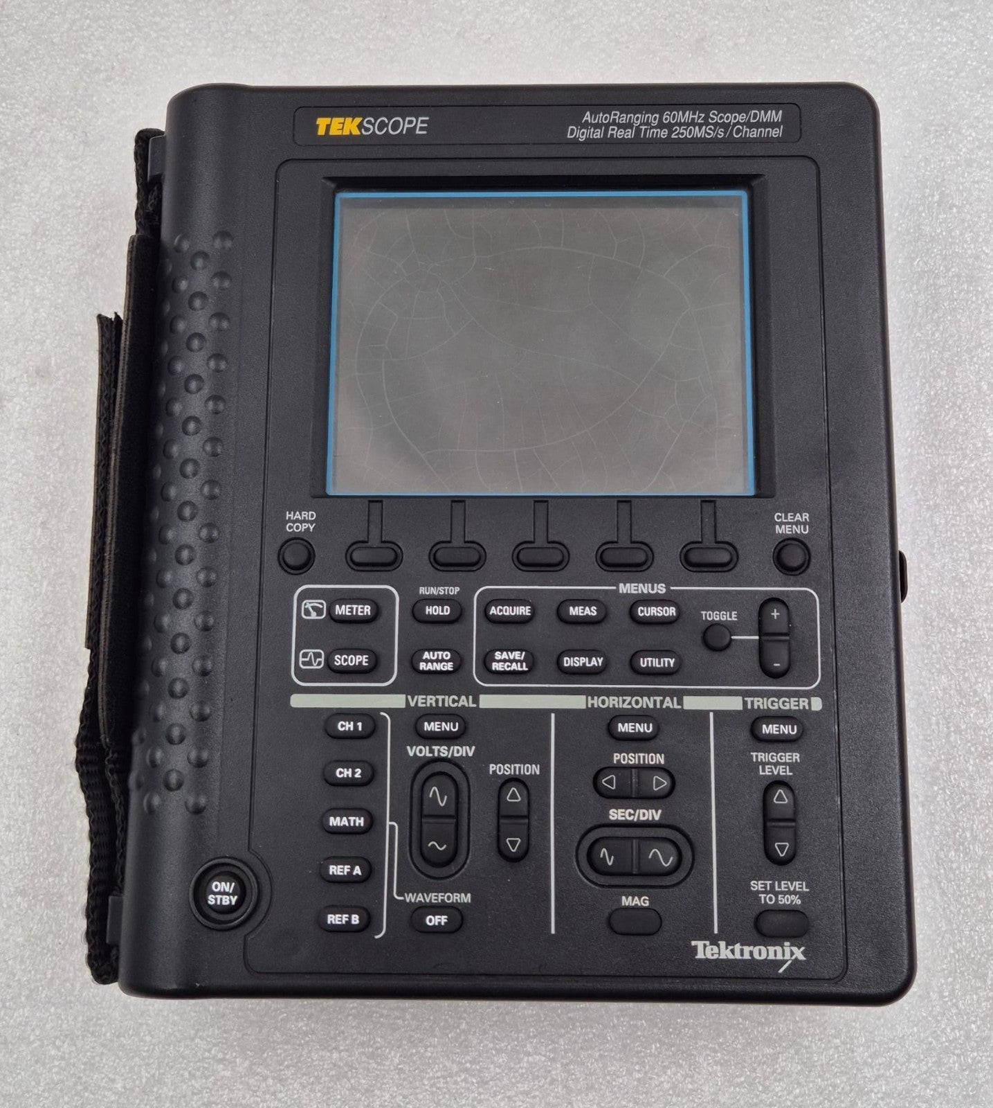 Tektronix TEKSCOPE Auto Ranging 60MHZ Scope/DMM Digital Real Time 250MS/s *AS-IS