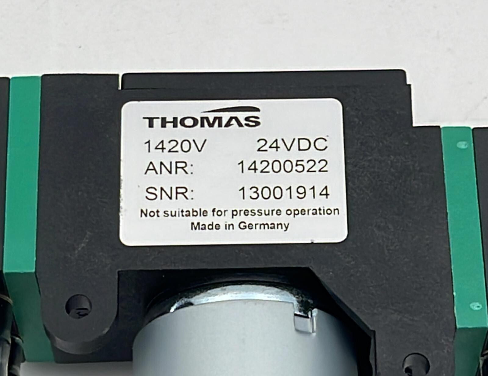 [LOT OF 3] Thomas 1420V 14200522 24VDC Miniature Pump Brushless 29011615 3780RPM