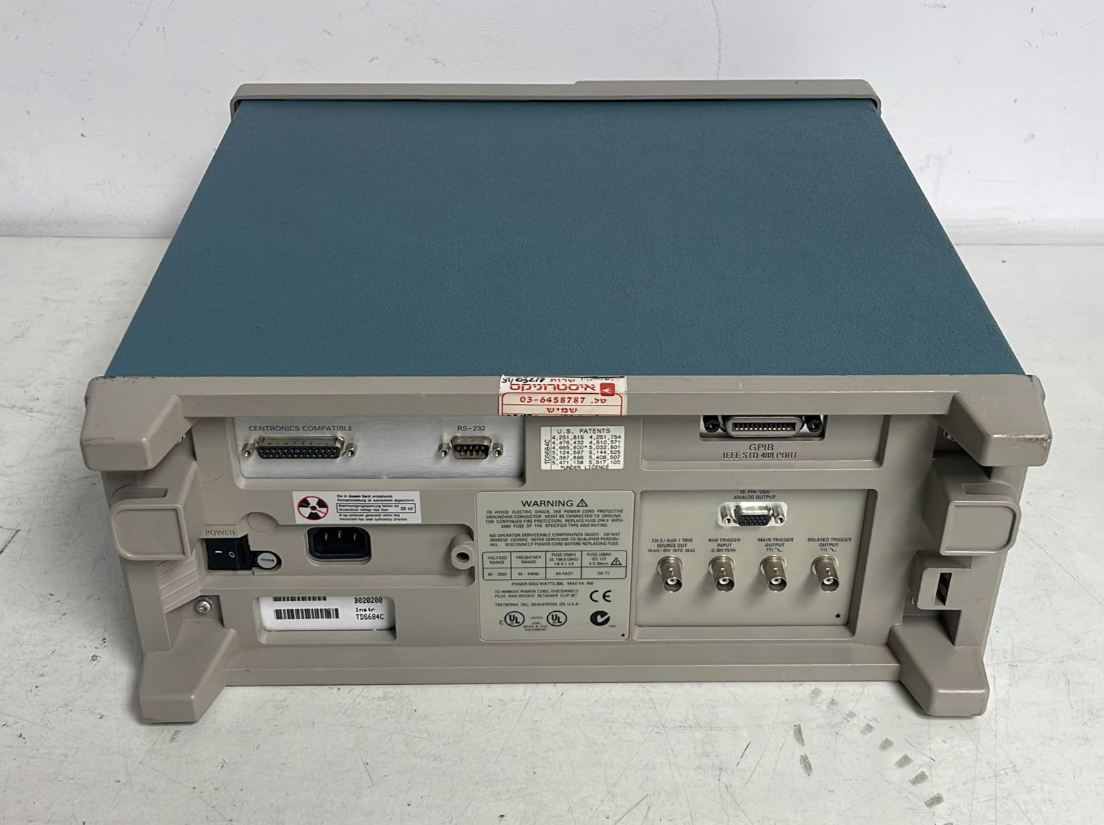 Tektronix TDS 684C Color Four Channel Digital Real-Time Oscilloscope 1-GHz 5GS/s