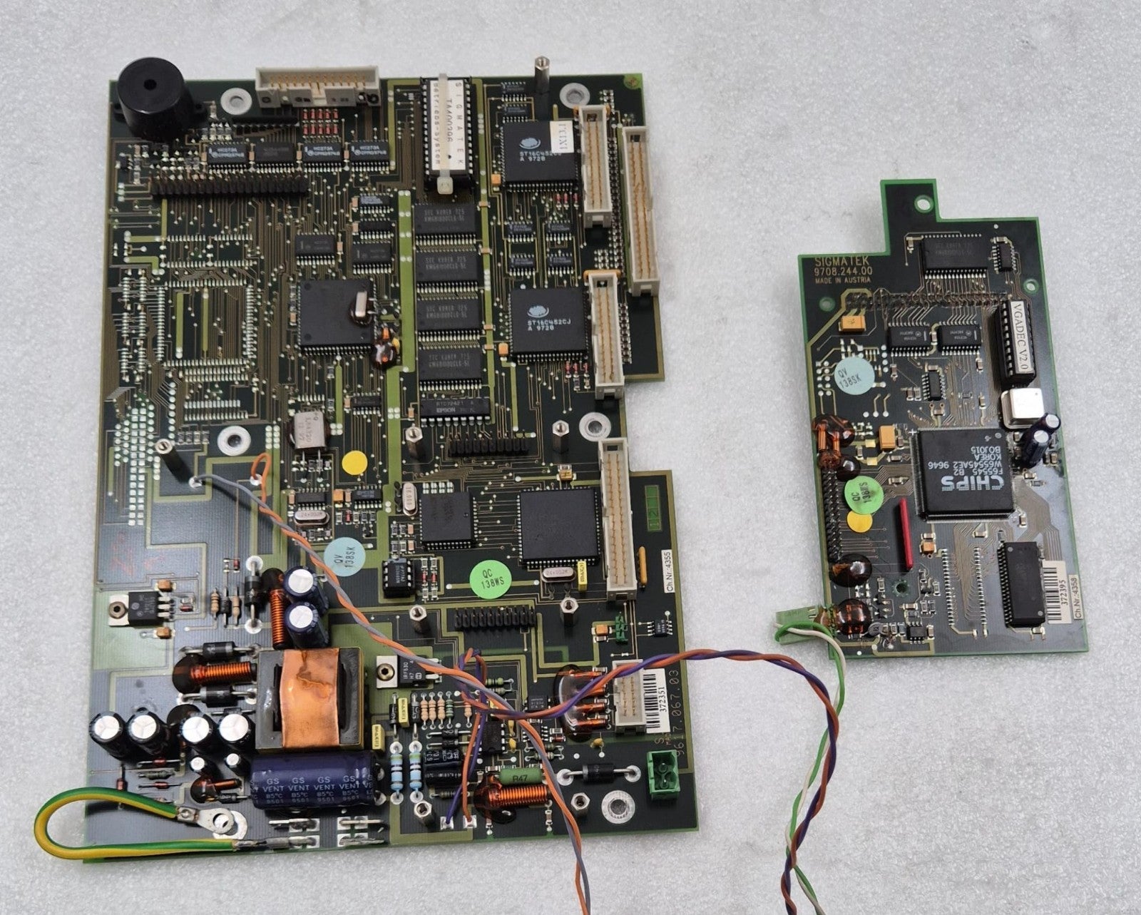 SIGMATEK Demag NC4 Motherboard 9617.067.03 & PCB 9708.244.00 **AS-IS**