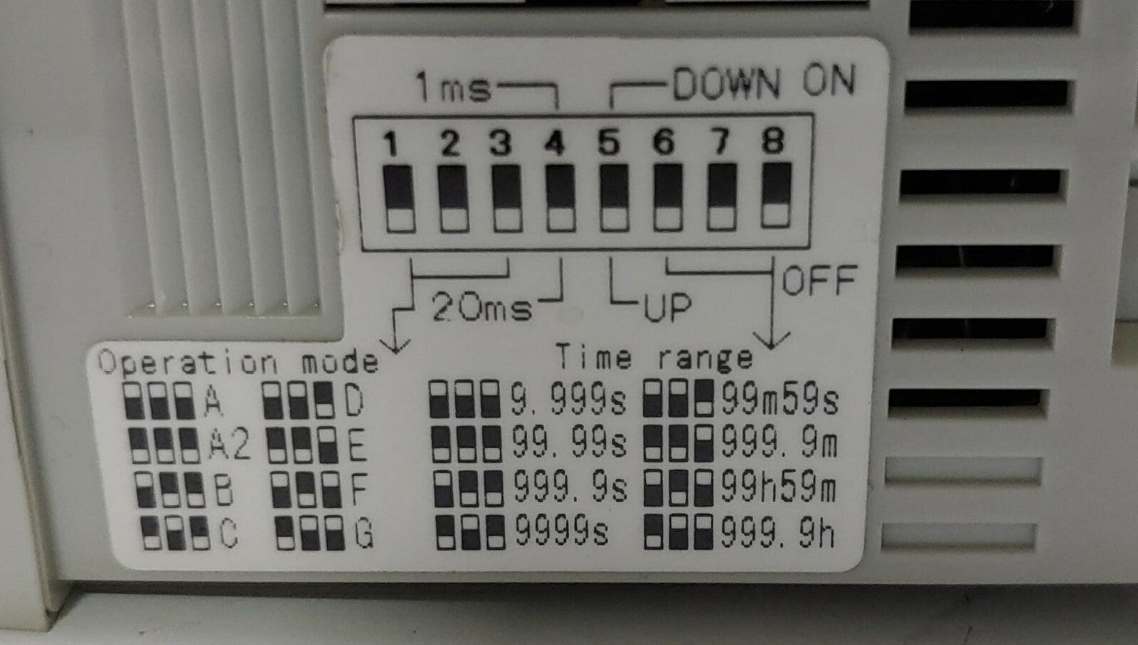 [LOT OF 2] NAIS LT4H-L DIGITAL TIMER ATL1130 LT4HL8-AC24V