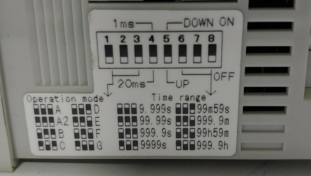 [LOT OF 2] NAIS LT4H-L DIGITAL TIMER ATL1130 LT4HL8-AC24V