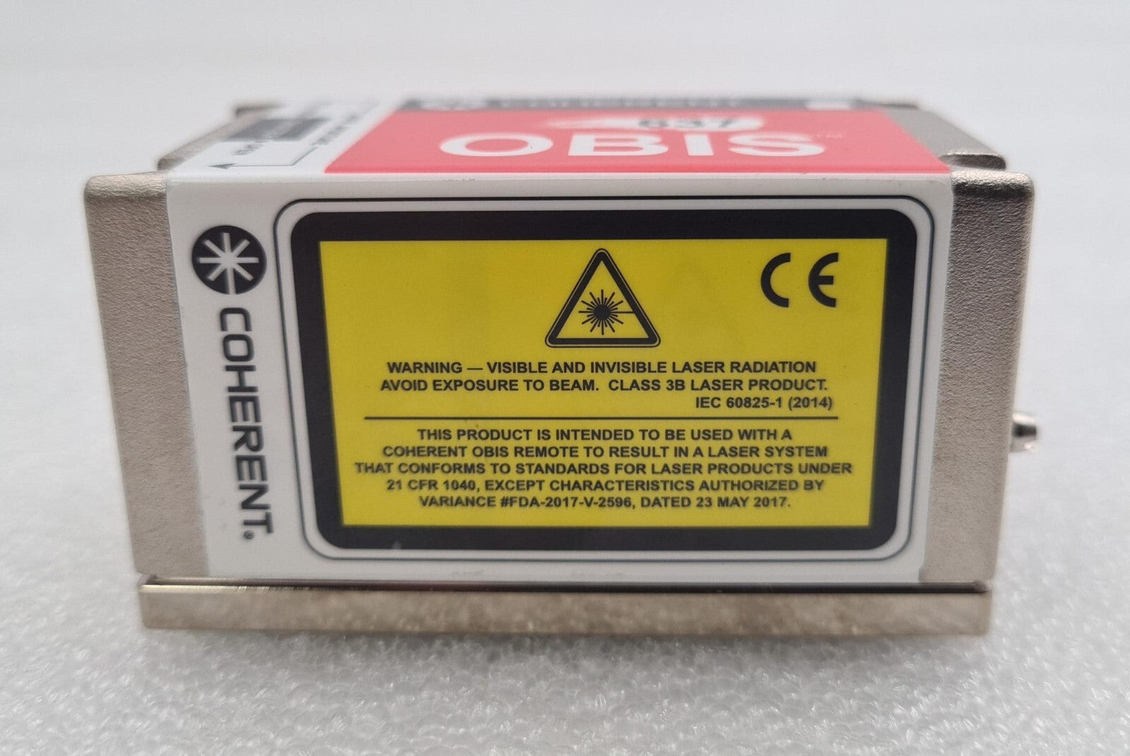 COHERENT OBIS 637 Laser Head 1196625 Rev. AB 639nm 140-180mW