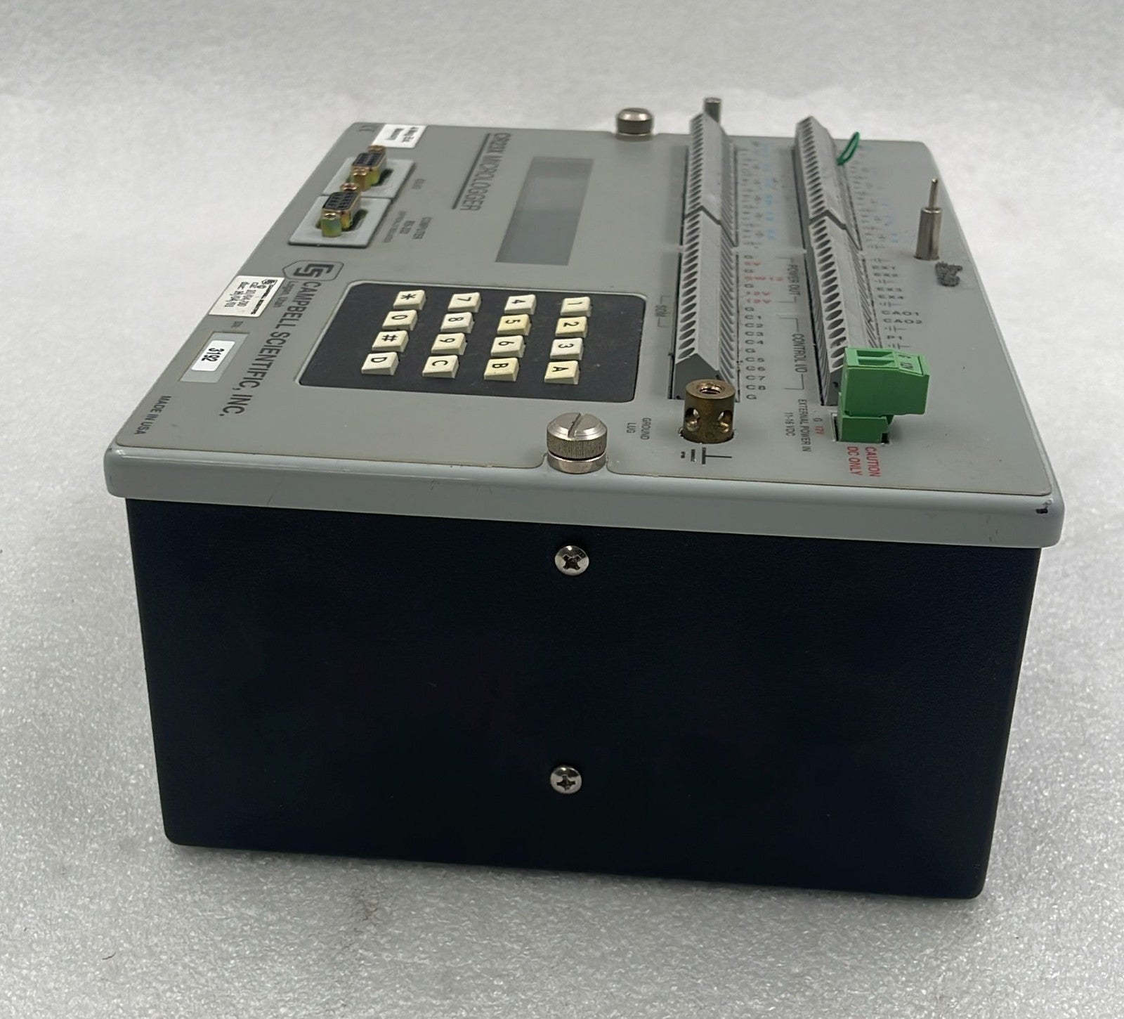 Campbell Scientific CR23X angled bench view