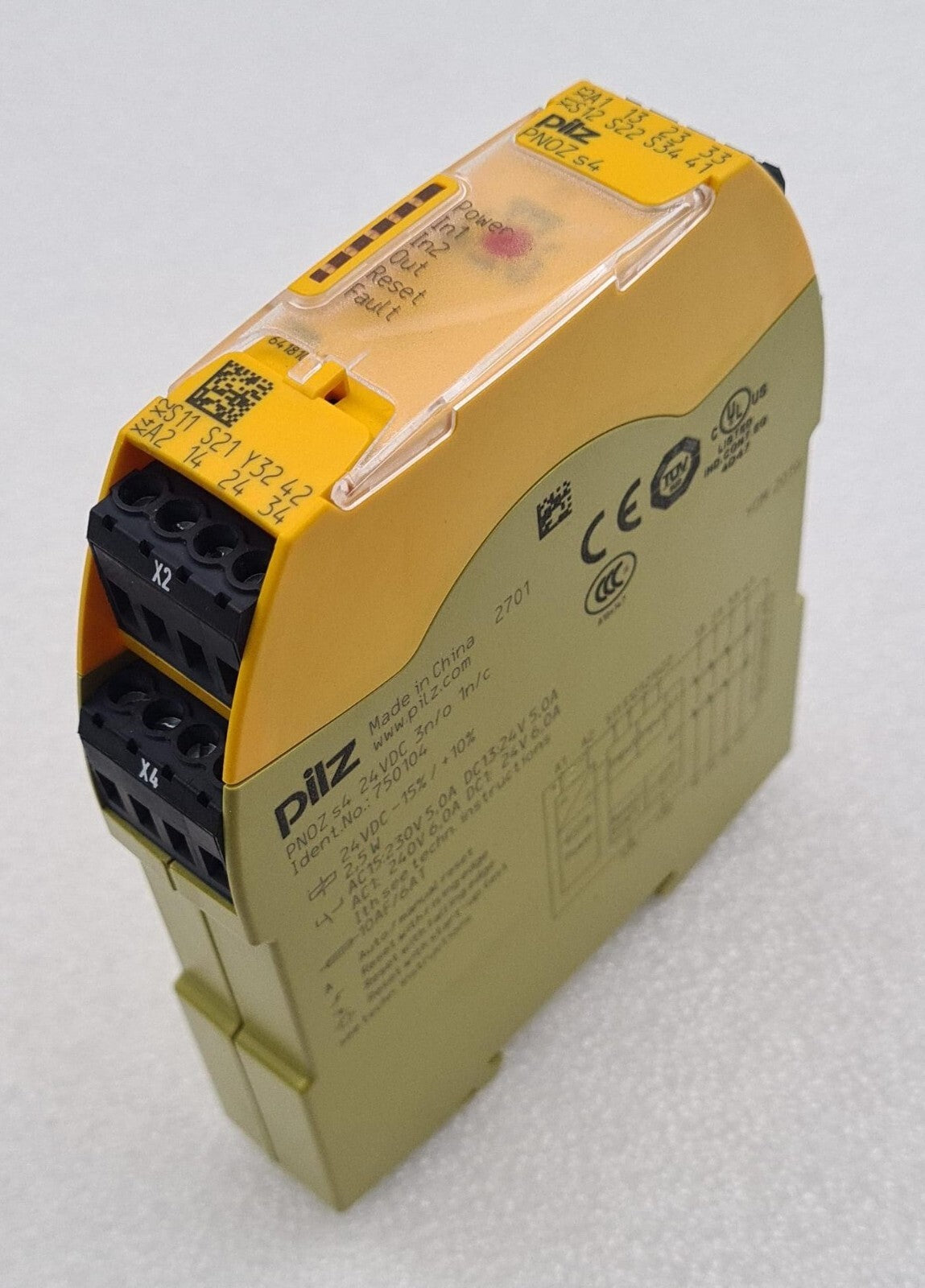 Pilz PNOZ s4 24VDC 3n/o 1n/c Safety Relay 750104