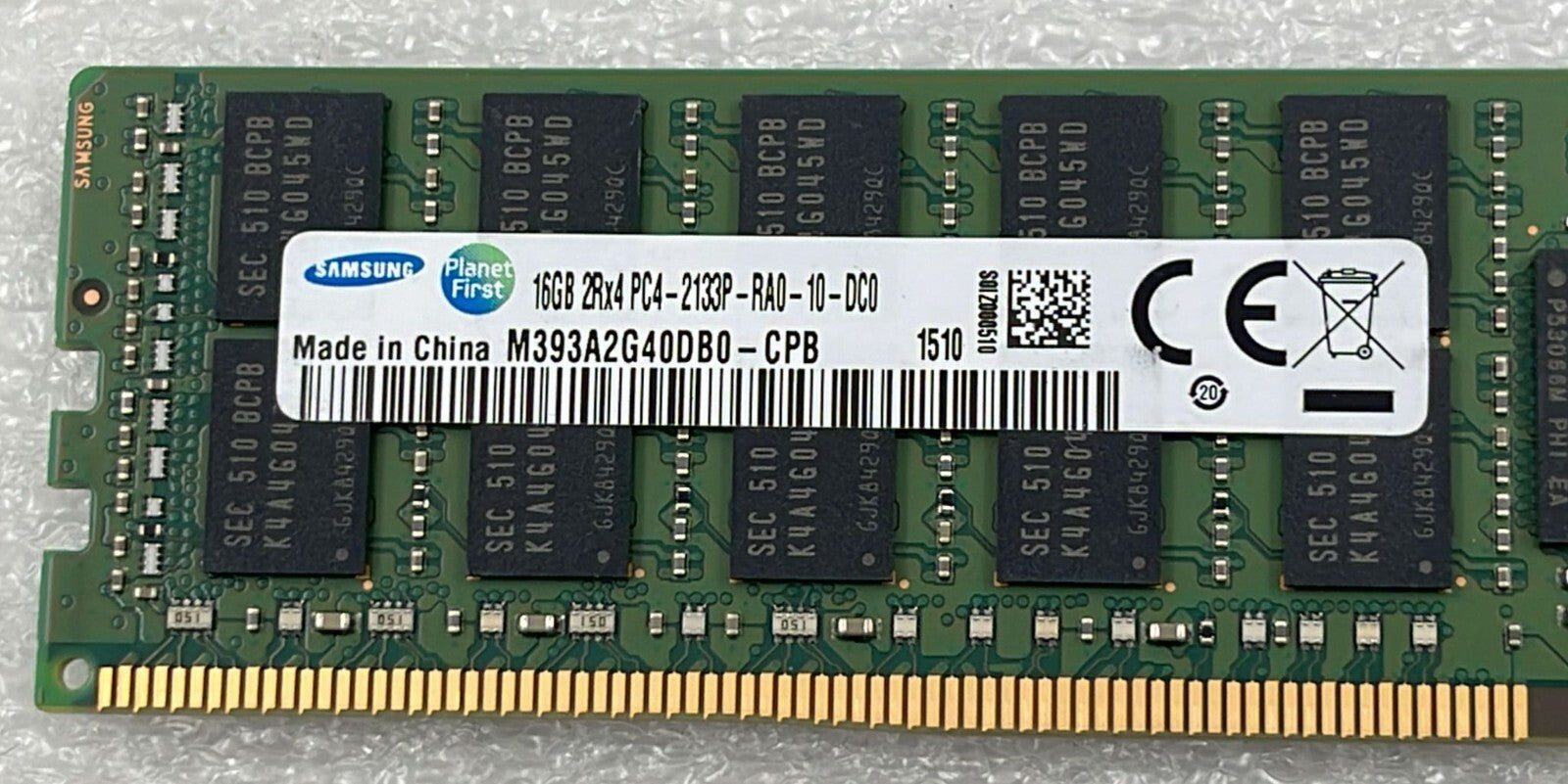 [LOT 5] SAMSUNG 16GB 2Rx4 PC4-2133P DDR4 M393A2G40DB0-CPB Server Memory RAM
