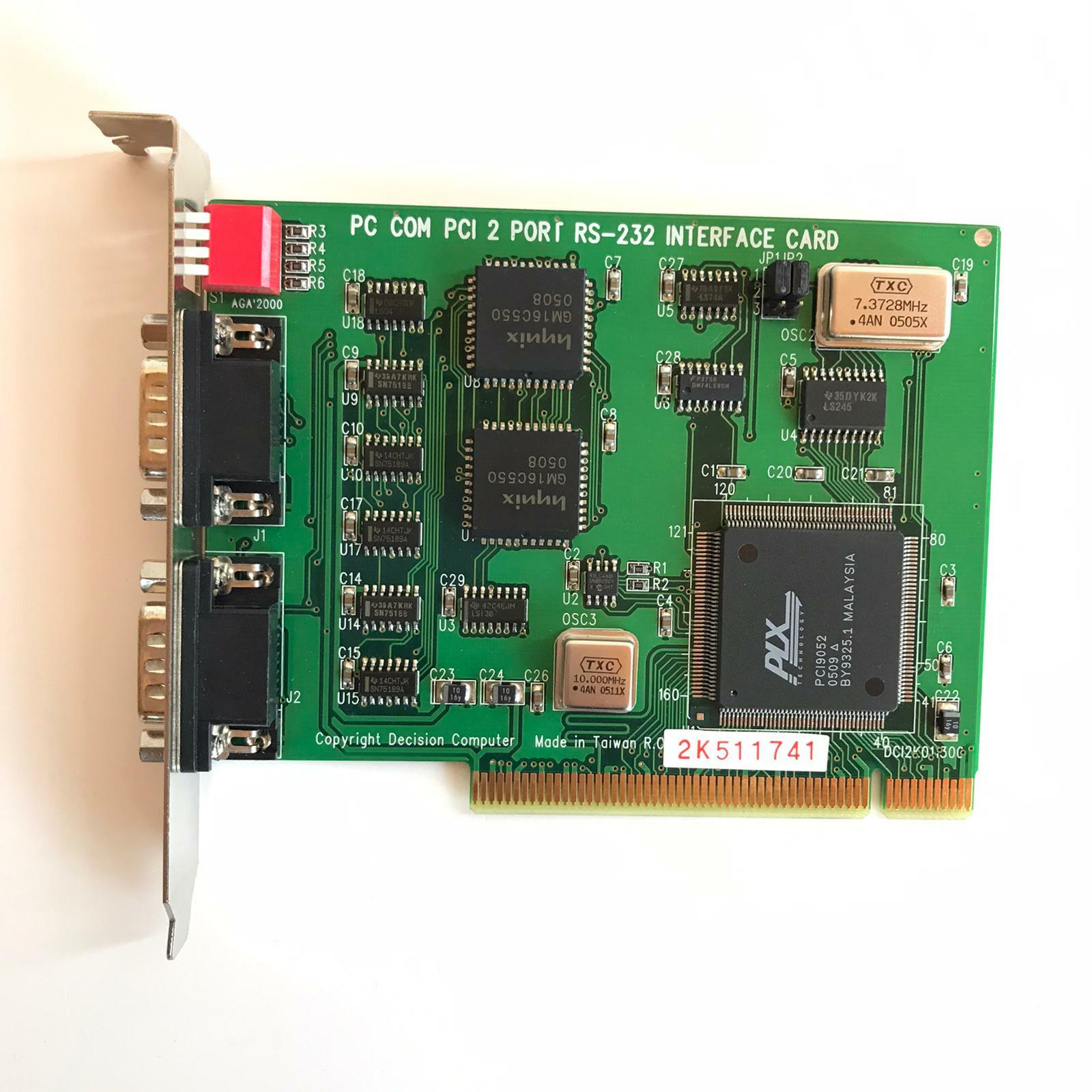 Decision PC Com PCI 2 Port RS-232 Interface Card PCI KODAK CREO PrePress