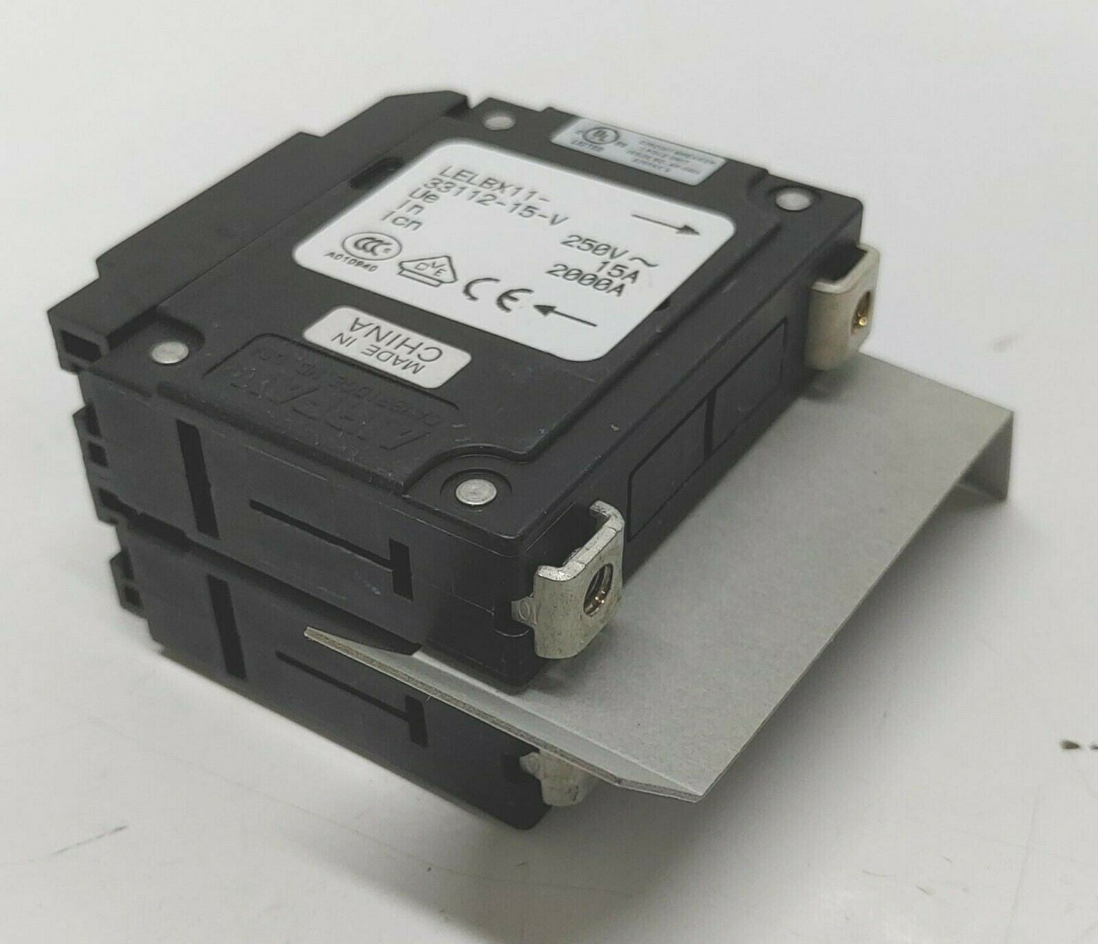 [LOT 12 PCS] Airpax SP Circuit Breaker LELBX11-33112-15-V 250V Load 0539