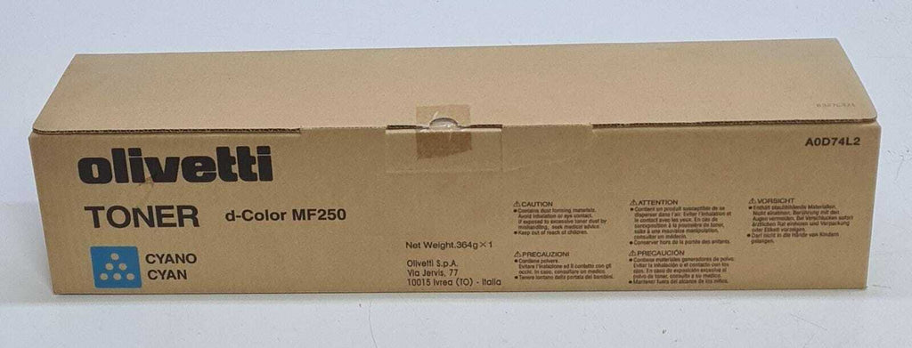 Olivetti Toner d-Color MF250 / MF20I Plus CYAN B0730 A0D74L2