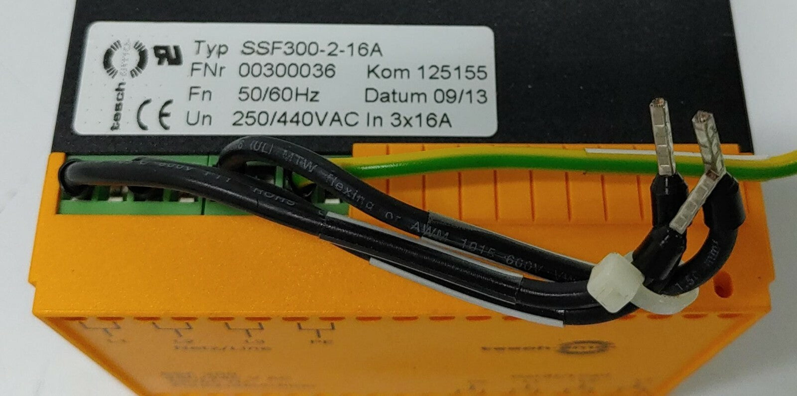 TESCH-EMC SSF300-2-16A 00300036 SSF300 Interference Suppression Filter