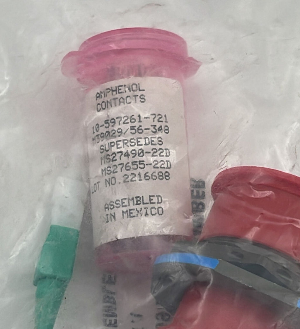 [LOT 7] NEW - Amphenol D38999/24WE35SN Circular MIL Spec Connector 88-552065-35S