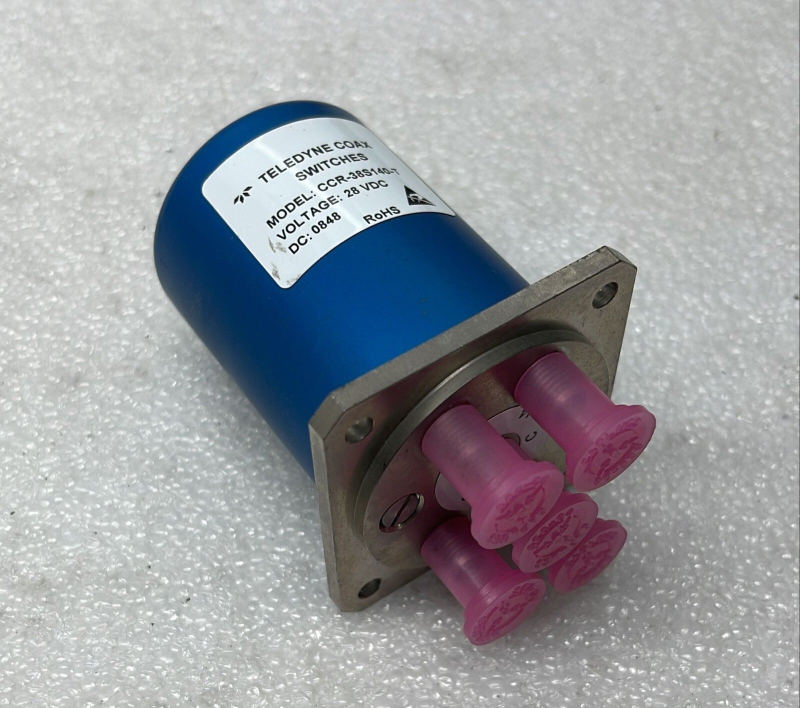 NEW - TELEDYNE COAX SWITCHES CCR-38S140-T 28VDC