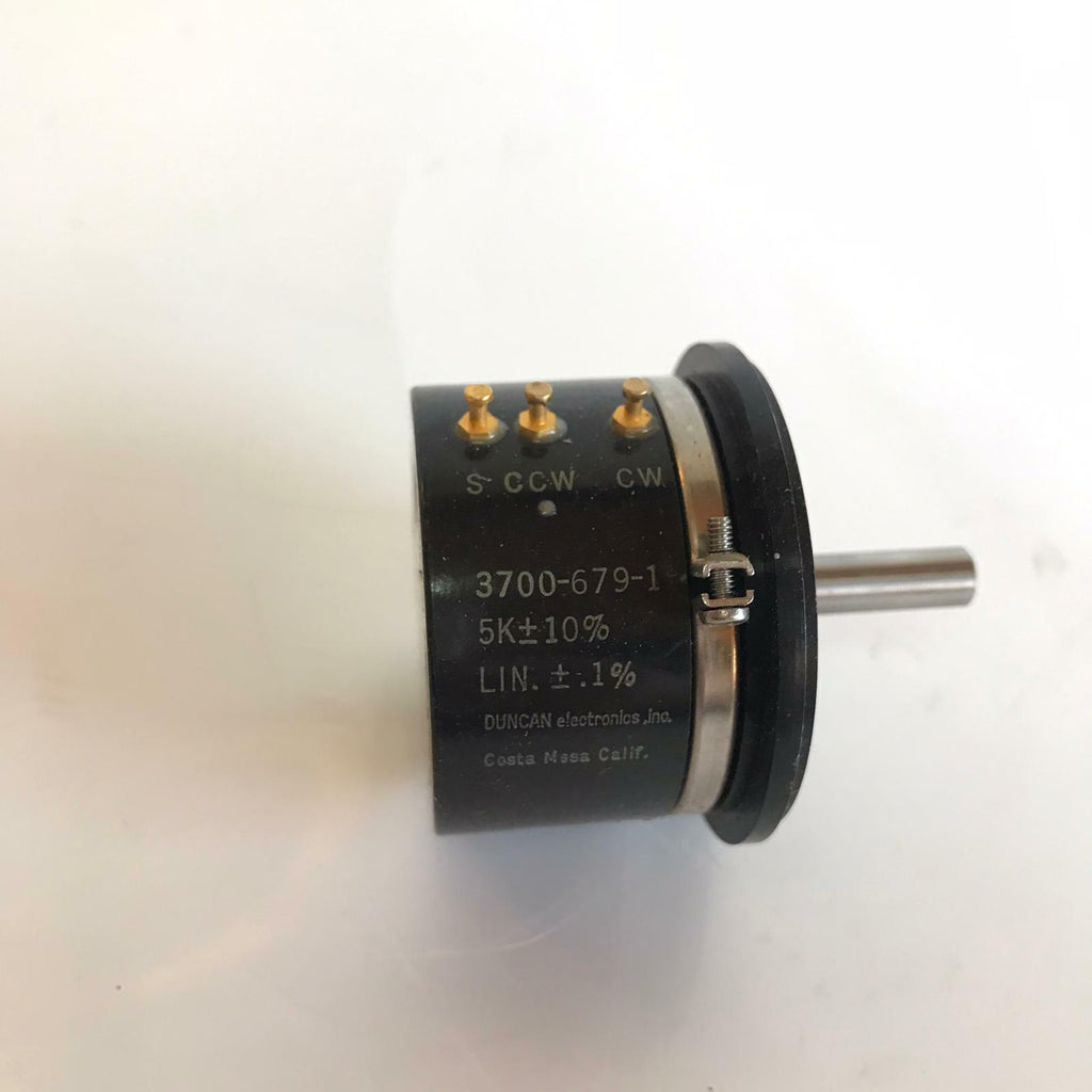 Duncan Electronics 3700-679-1 Rotary Potentiometer 5K ±10% LIN.±.1% Varian part
