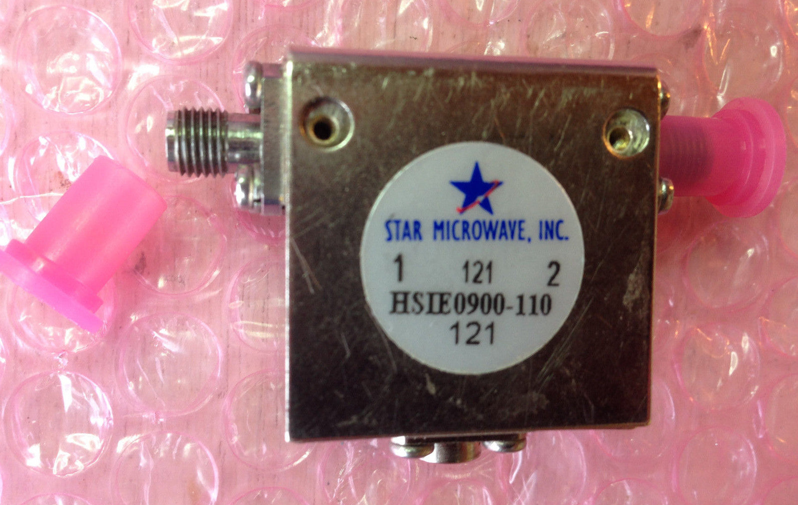Star Microwave Hsie0090 110 Isolater 800 1000 Ghz  20 Db 75 W