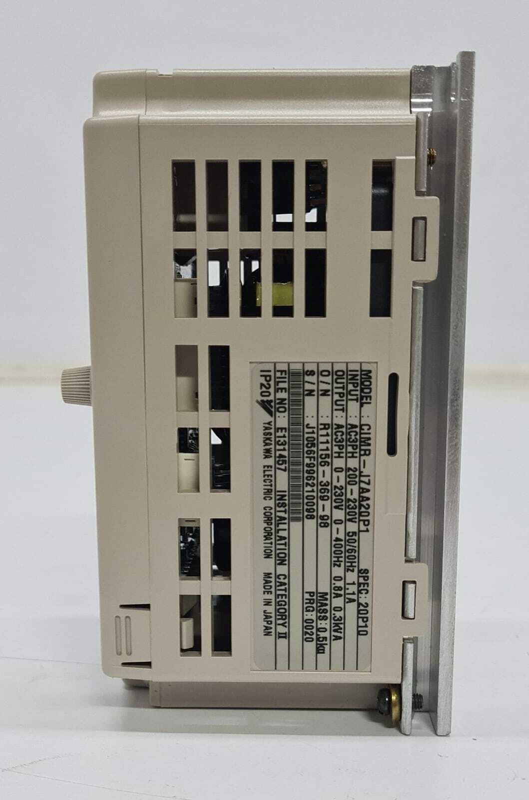 NEW - YASKAWA VS mini J7 CIMR-J7AA20P1 Inverter Drive 200V 3 Phase 0.1kW