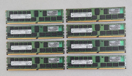 Micron MTA36ASF4G72PZ-2G3B1IK 32GB DDR4 ECC Registered server memory modules lot of 8