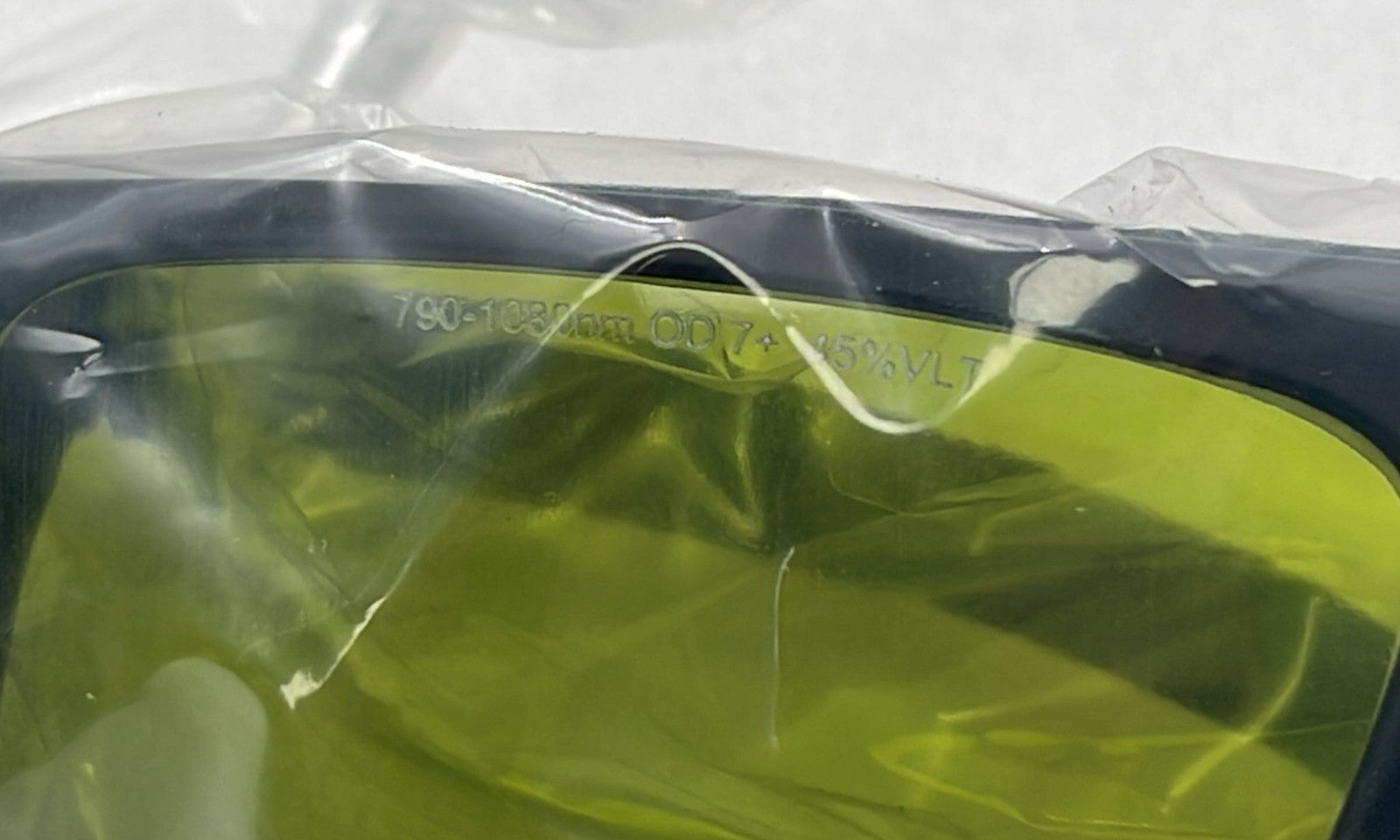NoIR LaserShields green laser filtering lenses close-up