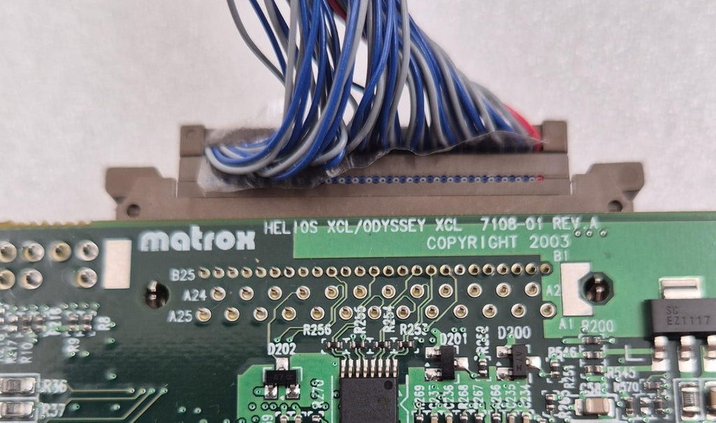 Matrox HELIOS XCL/ODYSSEY XCL 7108-01 073M2MDBCL W/ Camera Link 7120_00 Adapter