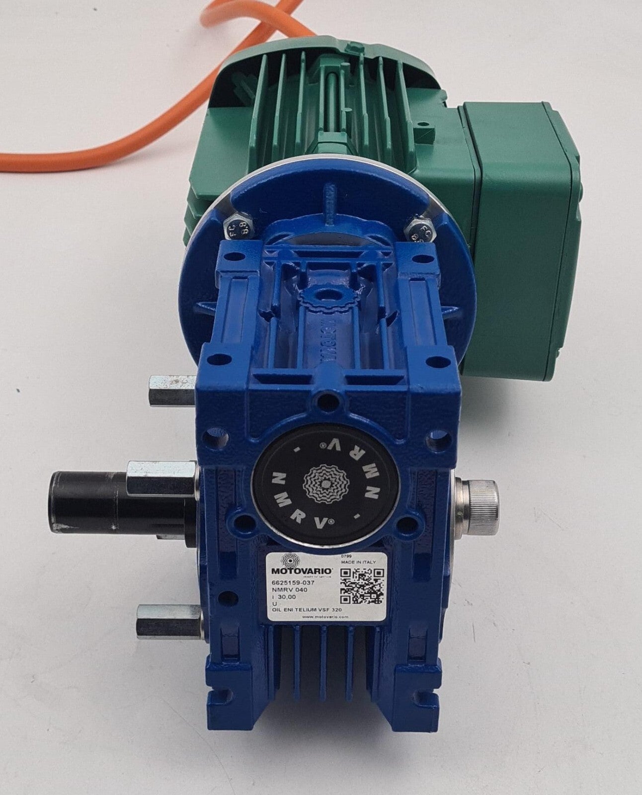 EMERSON Leroy-Somer LS56M/T 604069 & MOTOVARIO NMRV 040 6625159 GEARBOX REDUCER