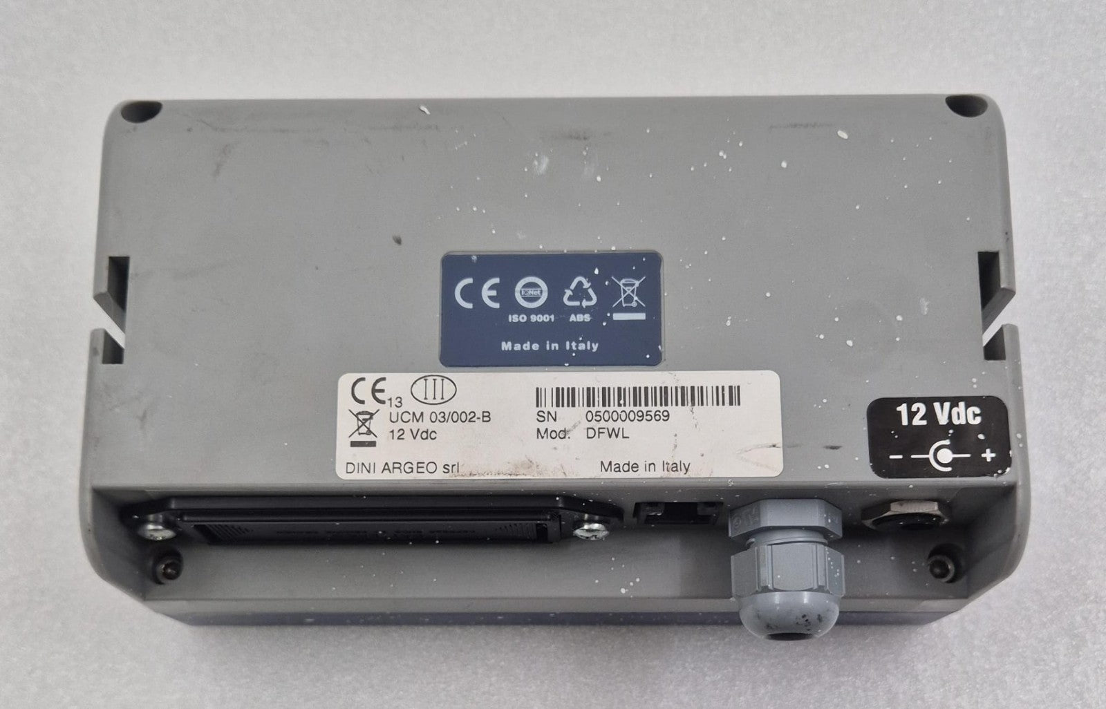 DINI ARGEO DFWL DIGITAL WEIGHT TRANSMITTER SCALE 12VDC