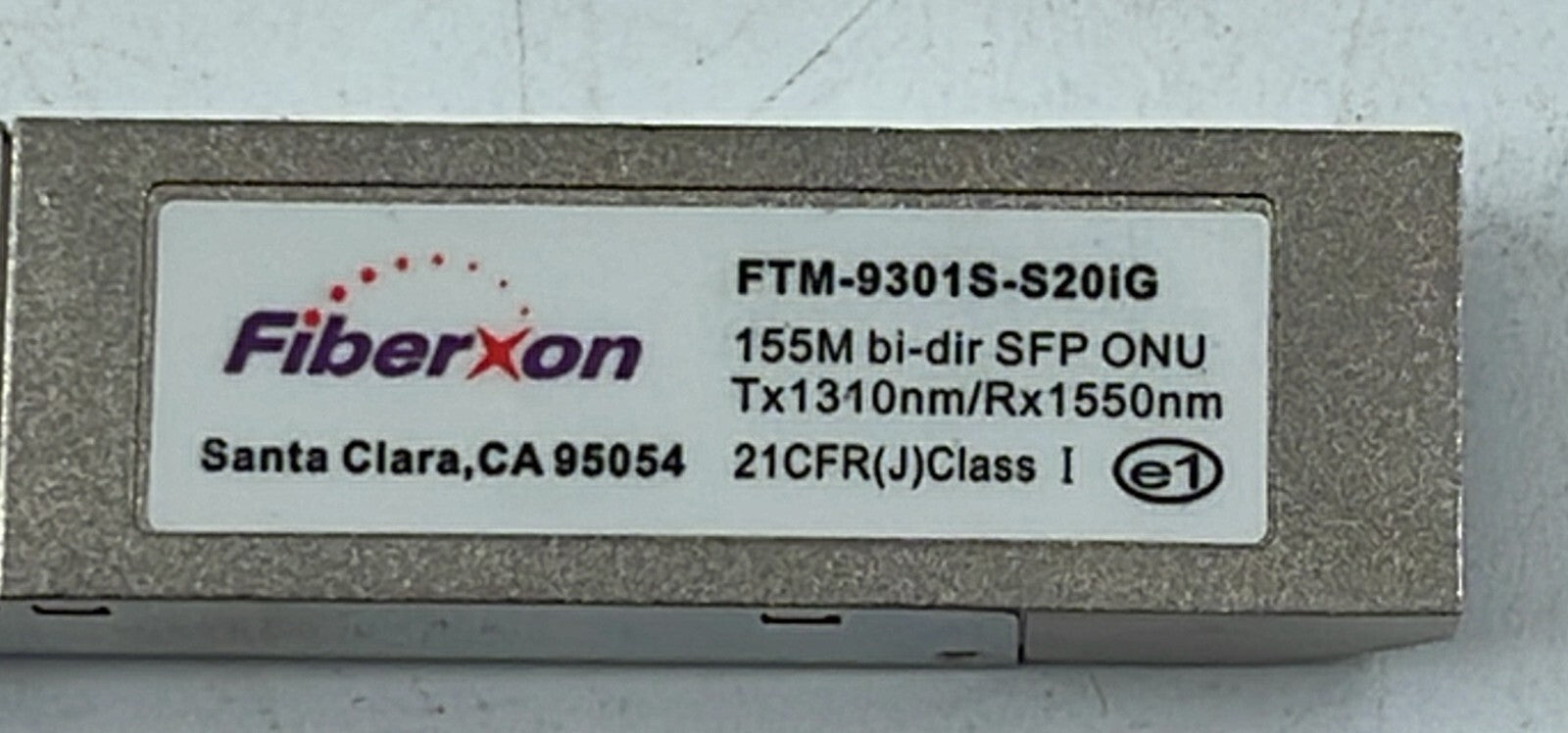 [LOT OF 2] Fiberxon FTM-9301S-S20iG 155M bi-dir SFP ONU Tx1310nm/Rx1550nm