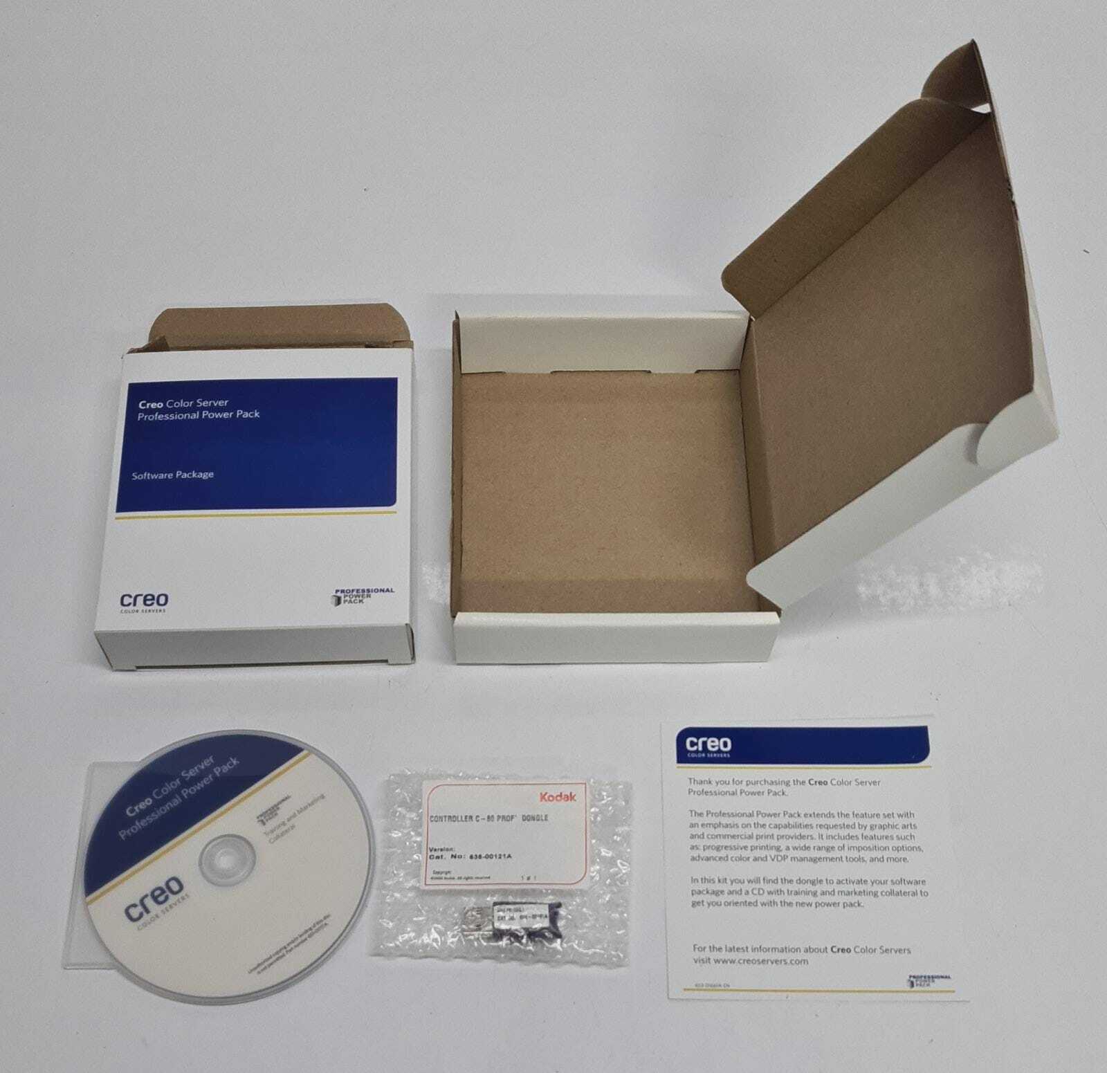 NEW- CREO Color Server Prof Software Package Print Controller Dongle 638- 00121A