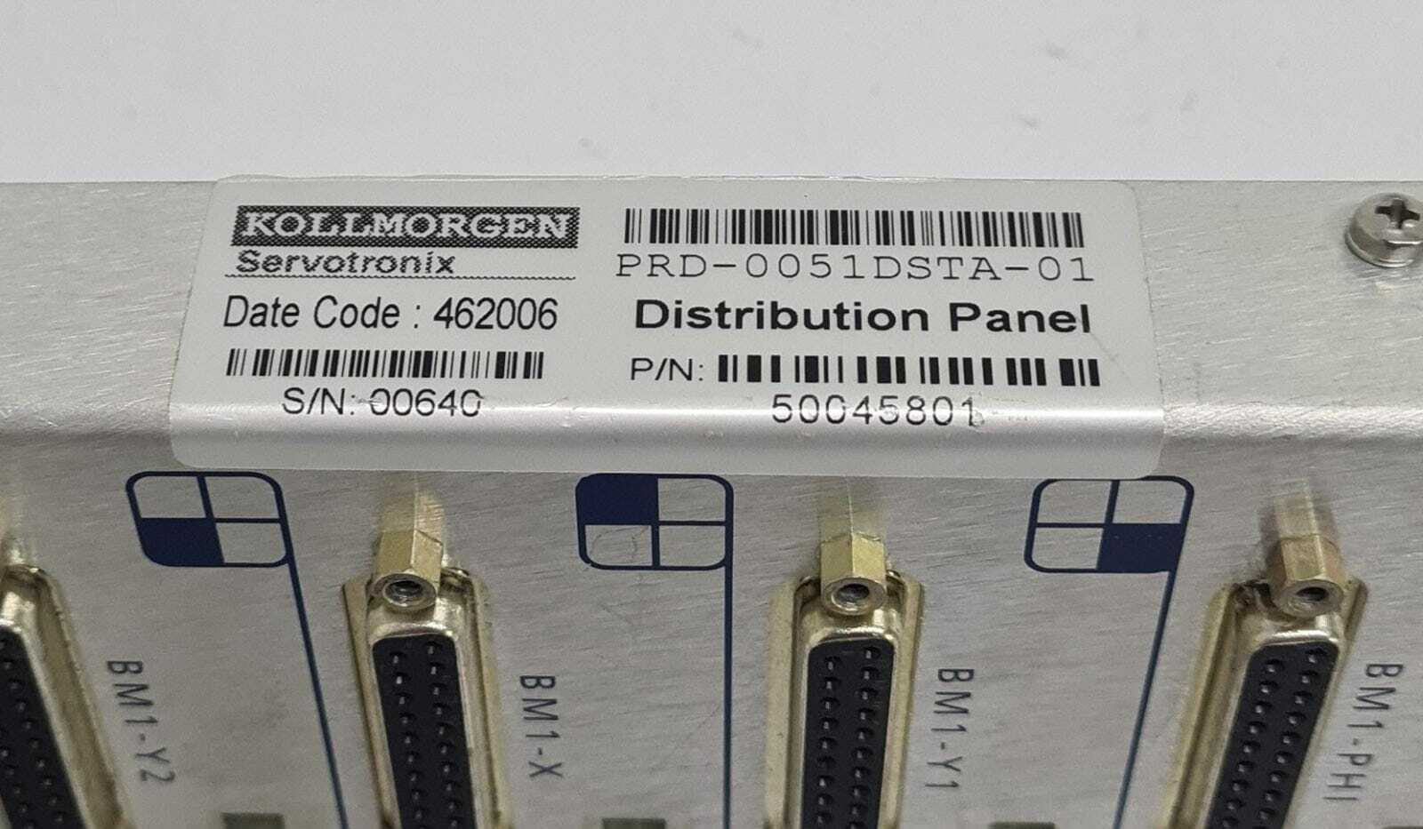 Kollmorgen DSTP PRD-0051DSTA-01 Distribution Panel 50045801