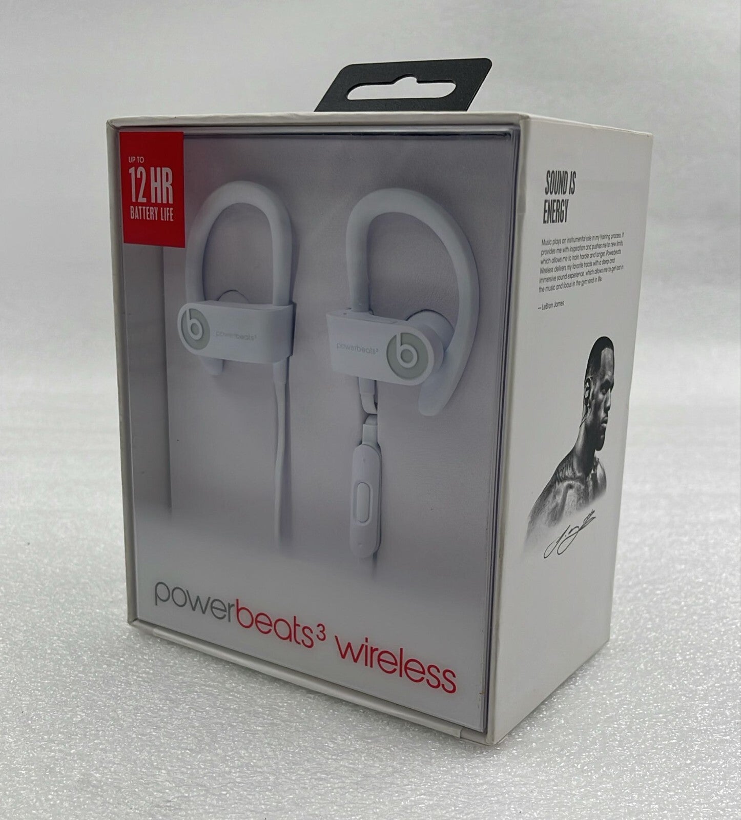 Apple Beats PowerBeats 3 Wireless A1747 white Bluetooth earphones