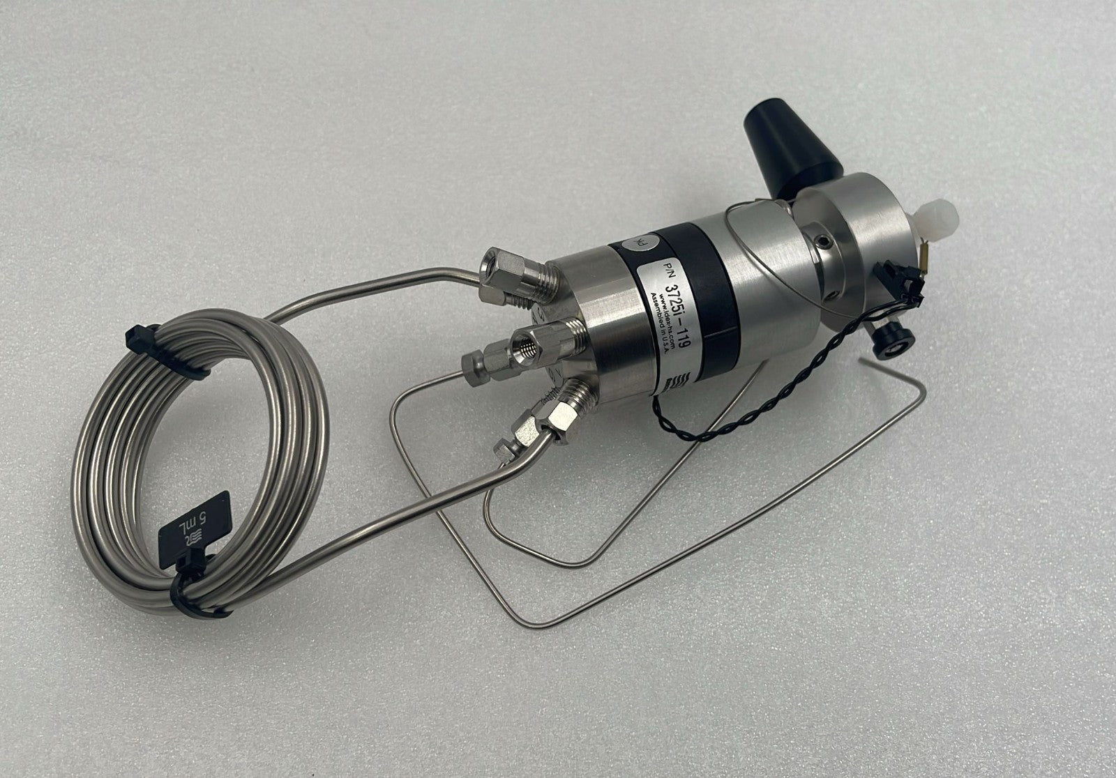 Rheodyne 3725i-119 preparative sample injector valve with 5 mL loop for chromatography systems