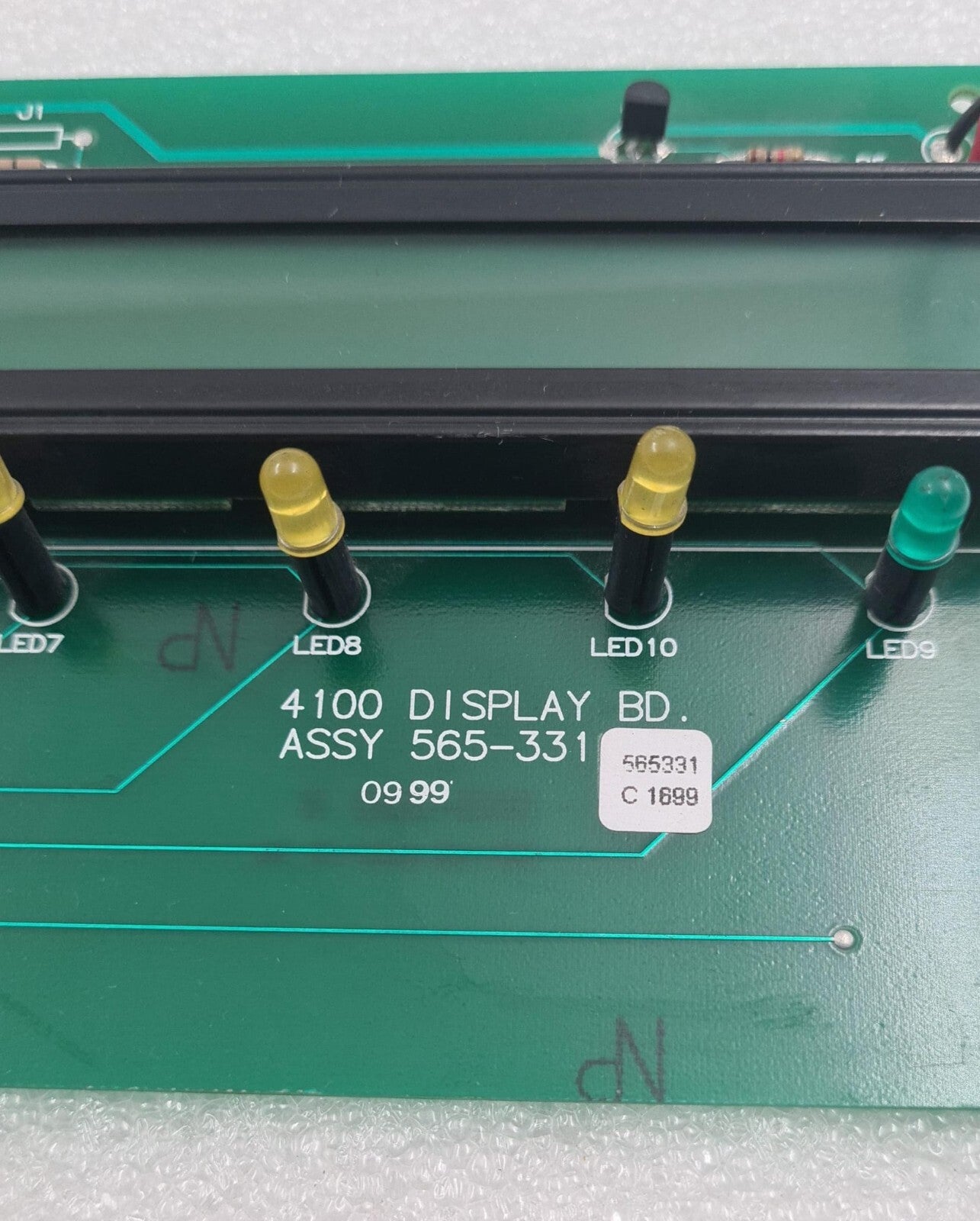 SIMPLEX GRINNELL 4100 DISPLAY BD BOARD ASSY 565-331 PCB 565-330