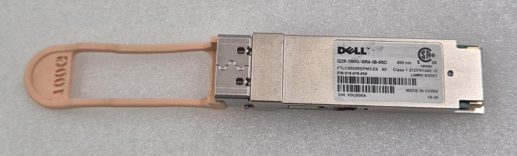 DELL Q28-100G-SR4-IB-85C FTLC9555REPM3-E6 100G 850nm Optical Transceiver