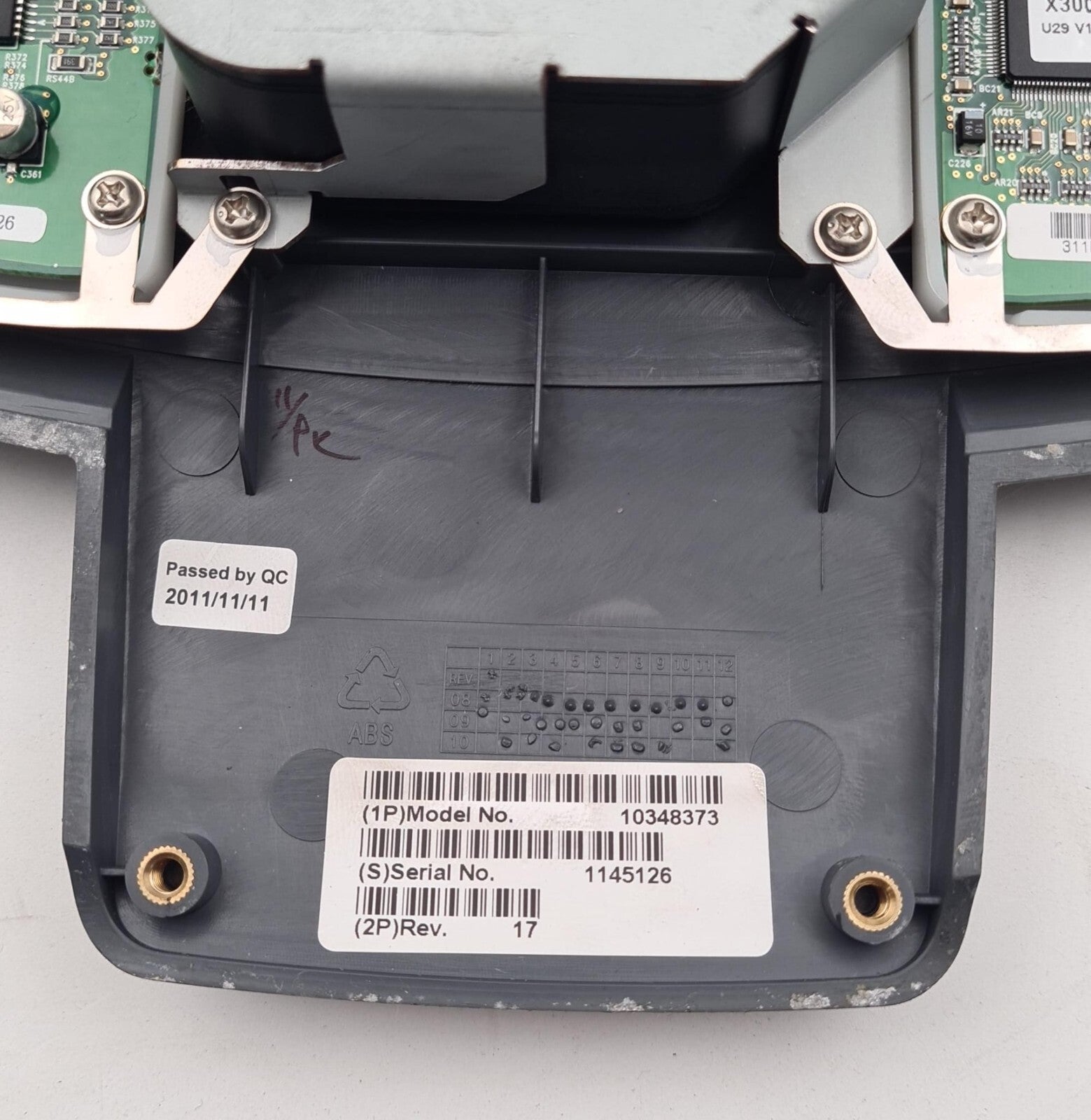 Siemens ACUSON X300 Ultrasound Keyboard Assembly 10348373 10429359