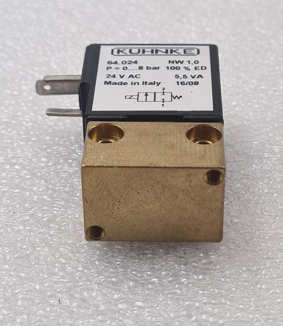 KUHNKE 64 Series 64.024 NW 1,0 Miniature Solenoid Valve 24V AC