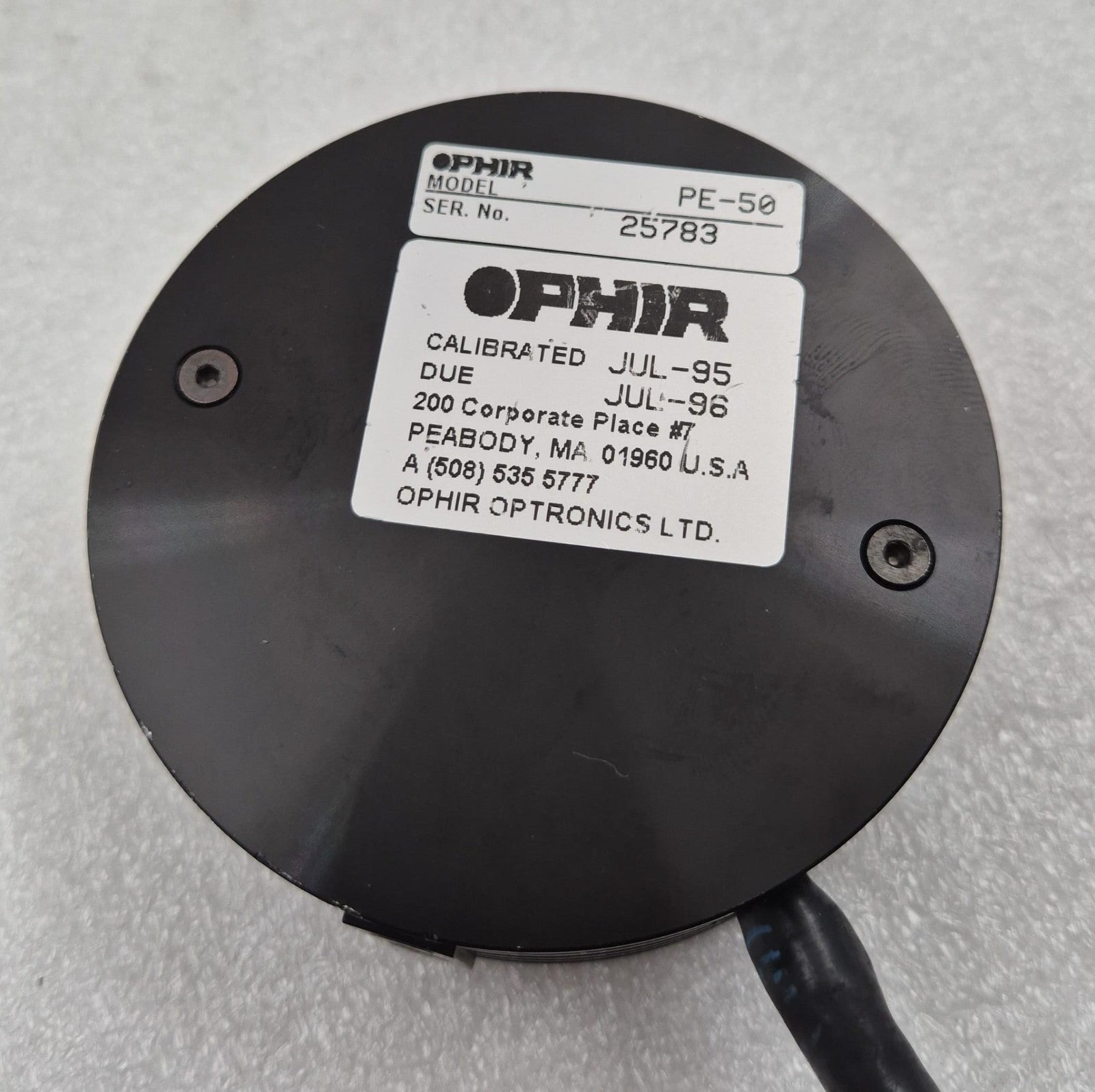 OPHIR PE-50 Laser Power Sensor Head **AS-IS**
