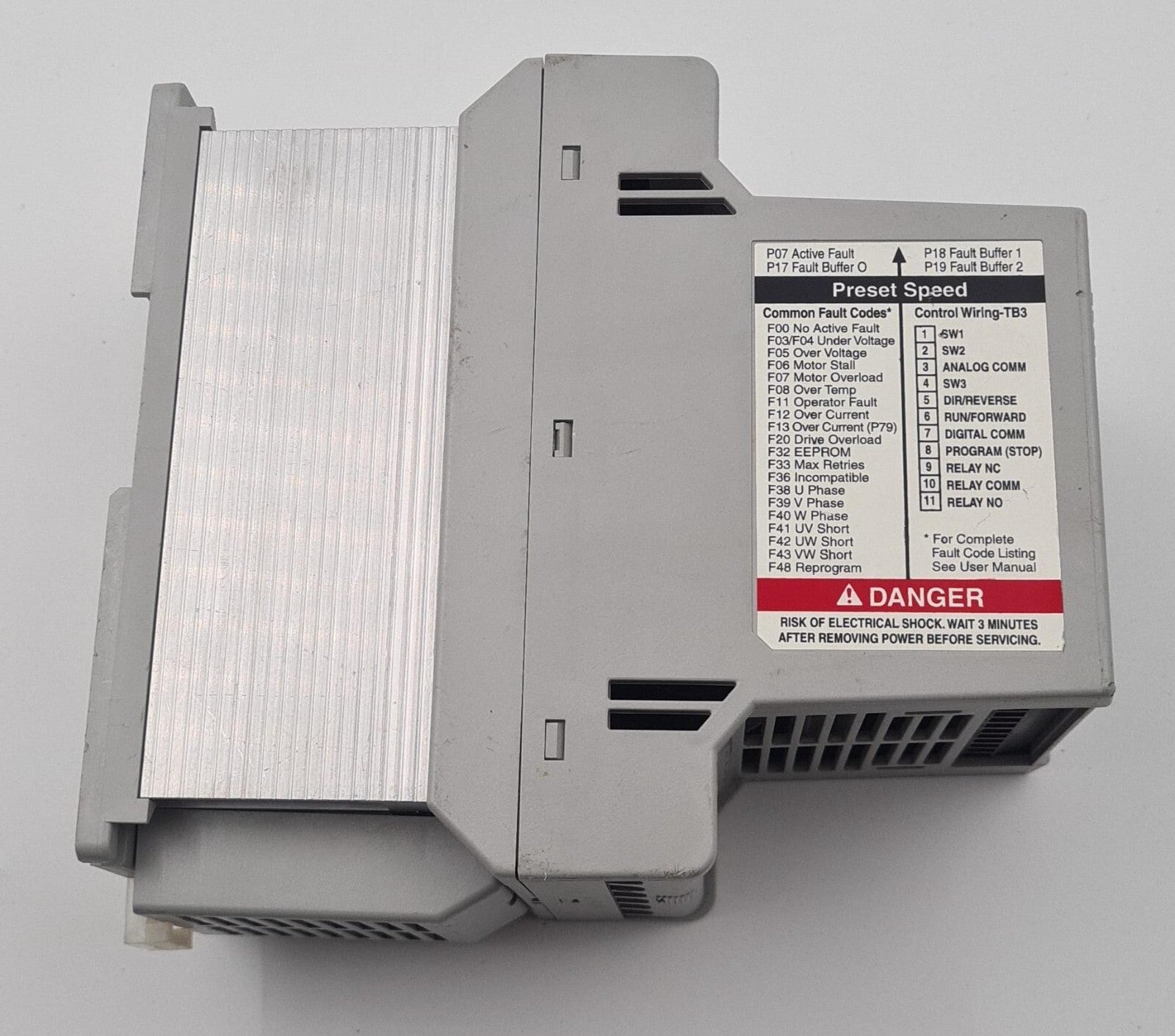 Allen-Bradley 160S-AA04NPS1 SERIES C Speed Drive converter 0.75KW 1HP