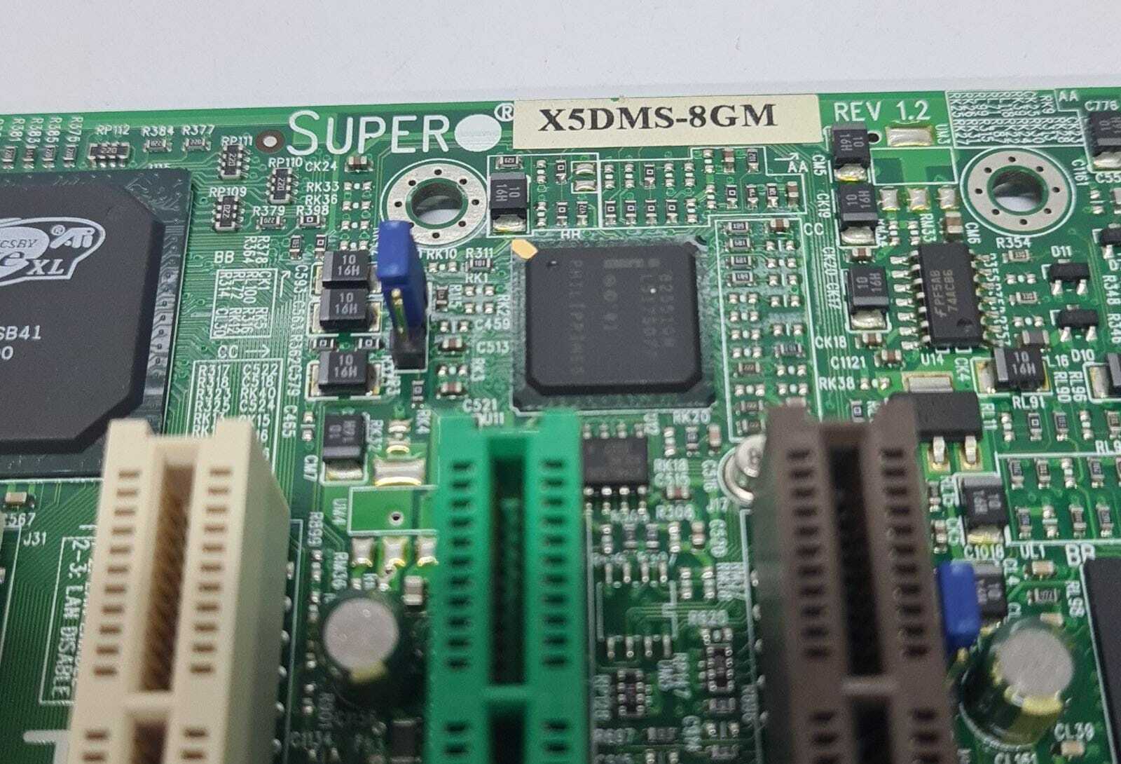 Supermicro X5DMS-8GM Rev 1.2 2X Socket 604 DDR PCIX for Creo Inspire