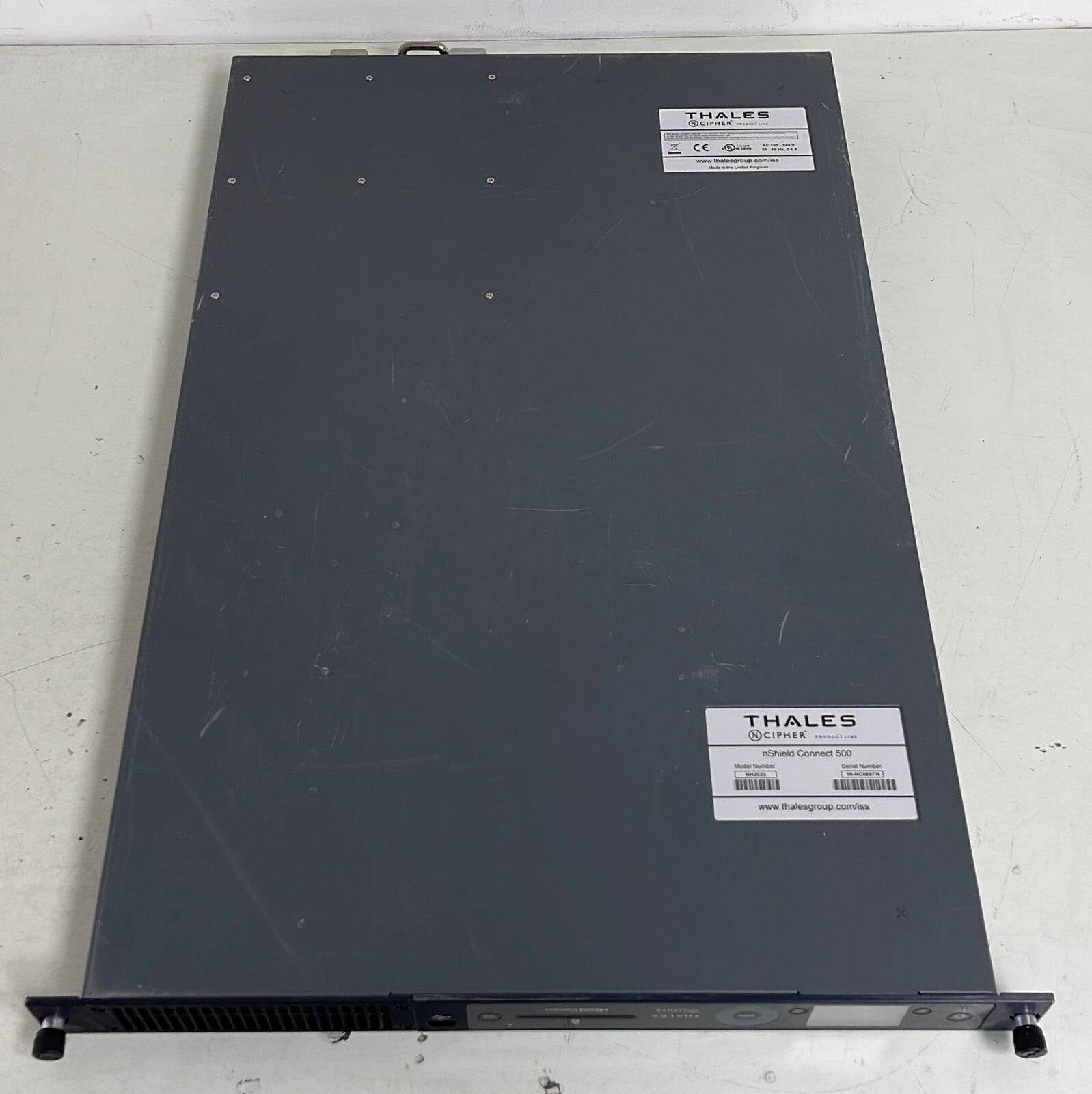 THALES CIPHER nShield Connect 500 NH2033 Manager Network Hardware Security