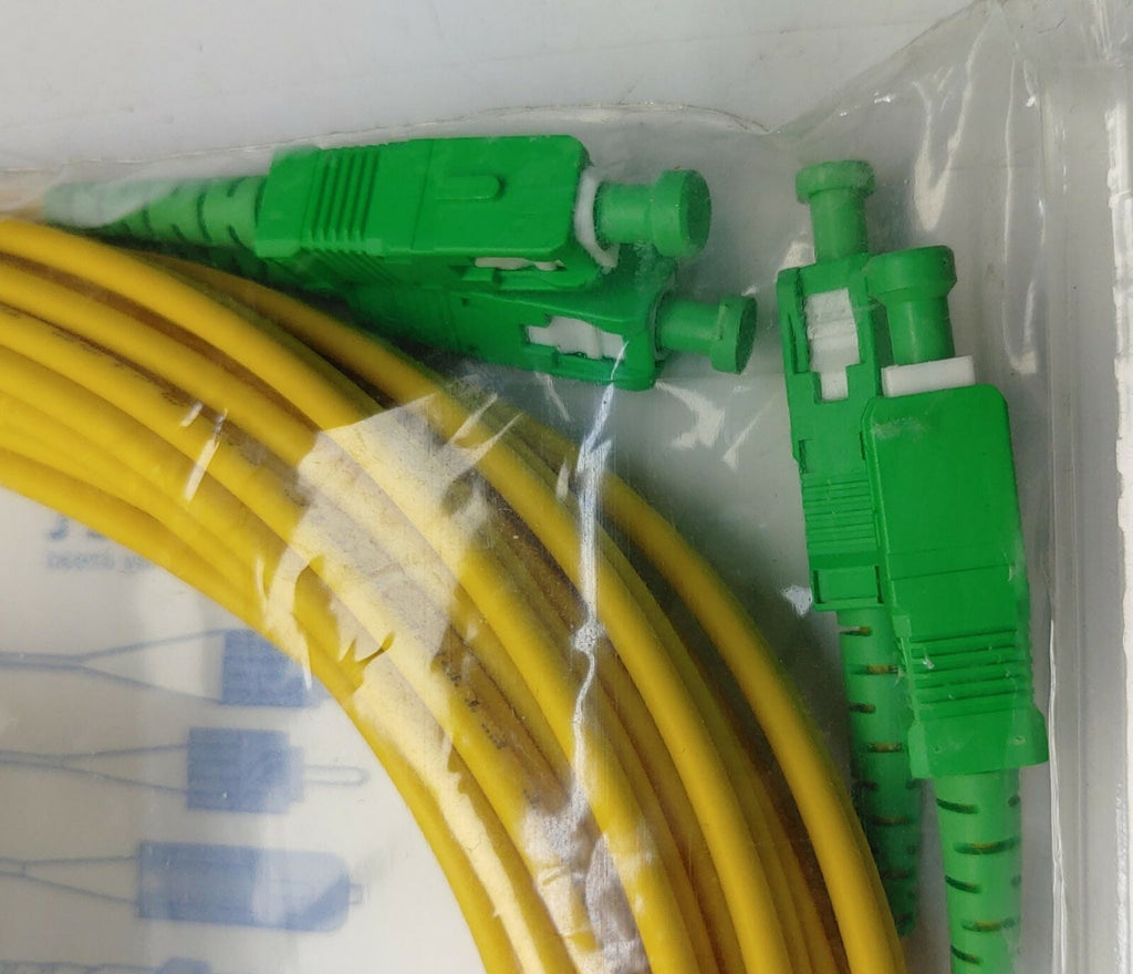 FIBERNET Fiber Optic Patchcord SC/APC-SC/APC S.M 9/125 3MM DUPLEX 10M