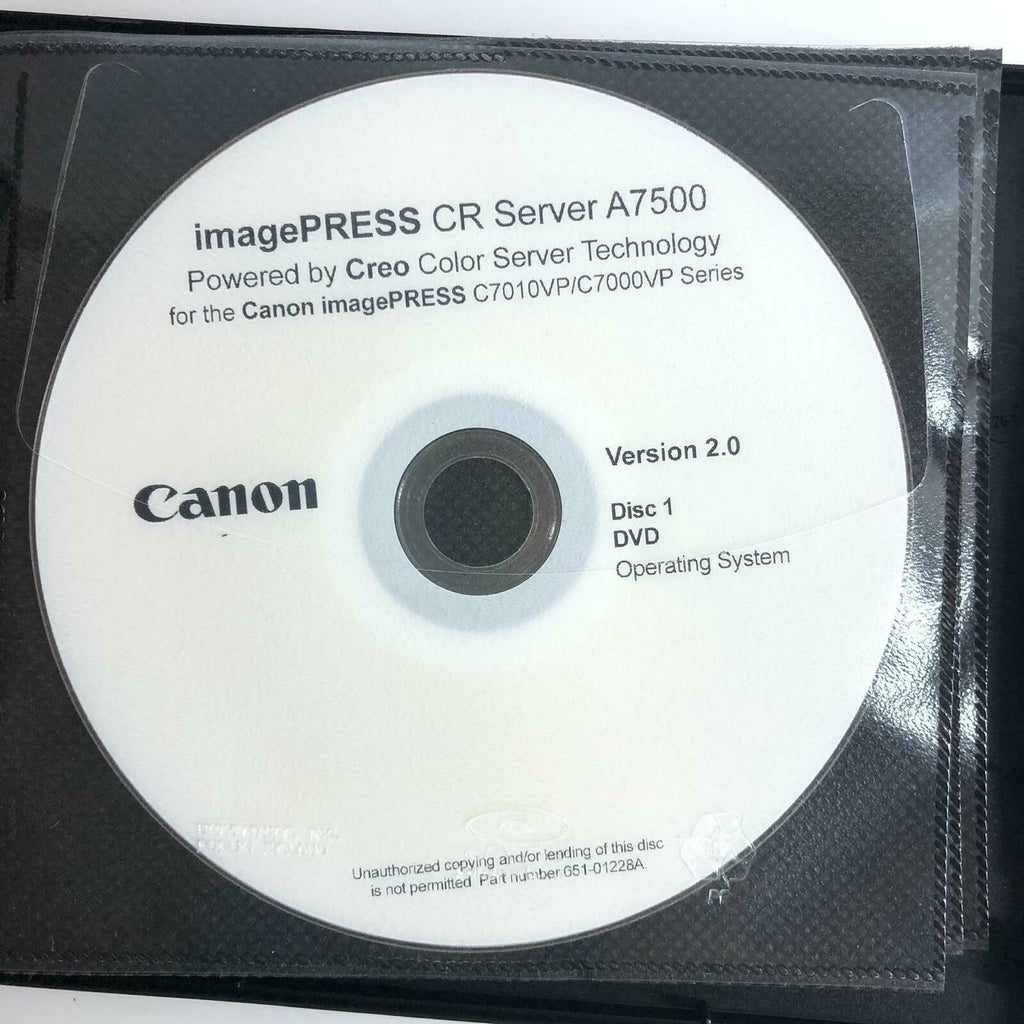 CANON ImagePRESS CR Server A7500 Creo color C7010VP/C700VP