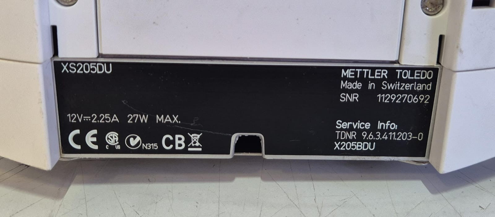 Mettler Toledo mt XS DualRange XS205DU Precision Analytical Balance *FOR PARTS*