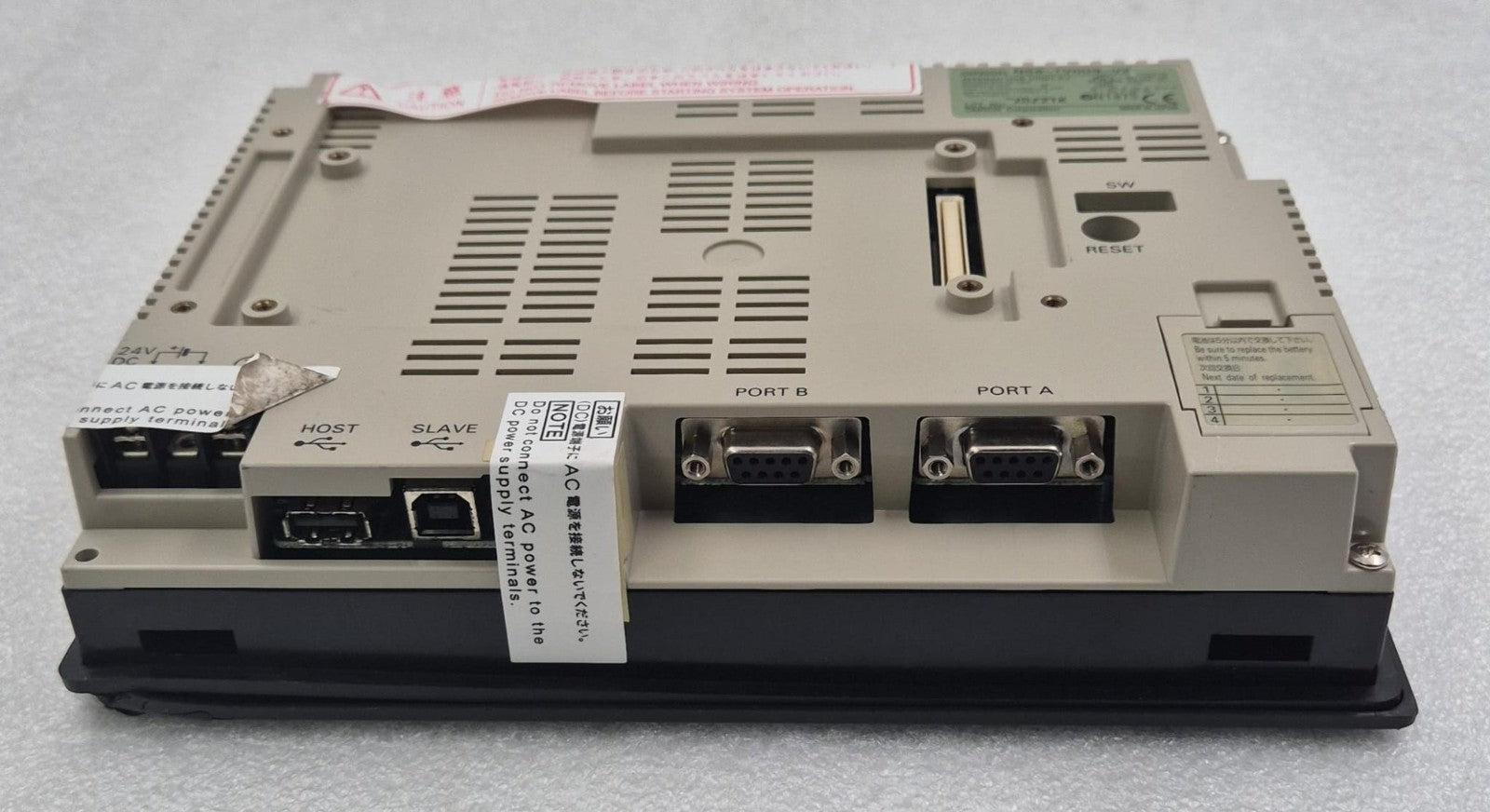 OMRON NS8-TV00B-V2 Interactive Display 8" TFT Touch Screen HMI Module -FOR PARTS