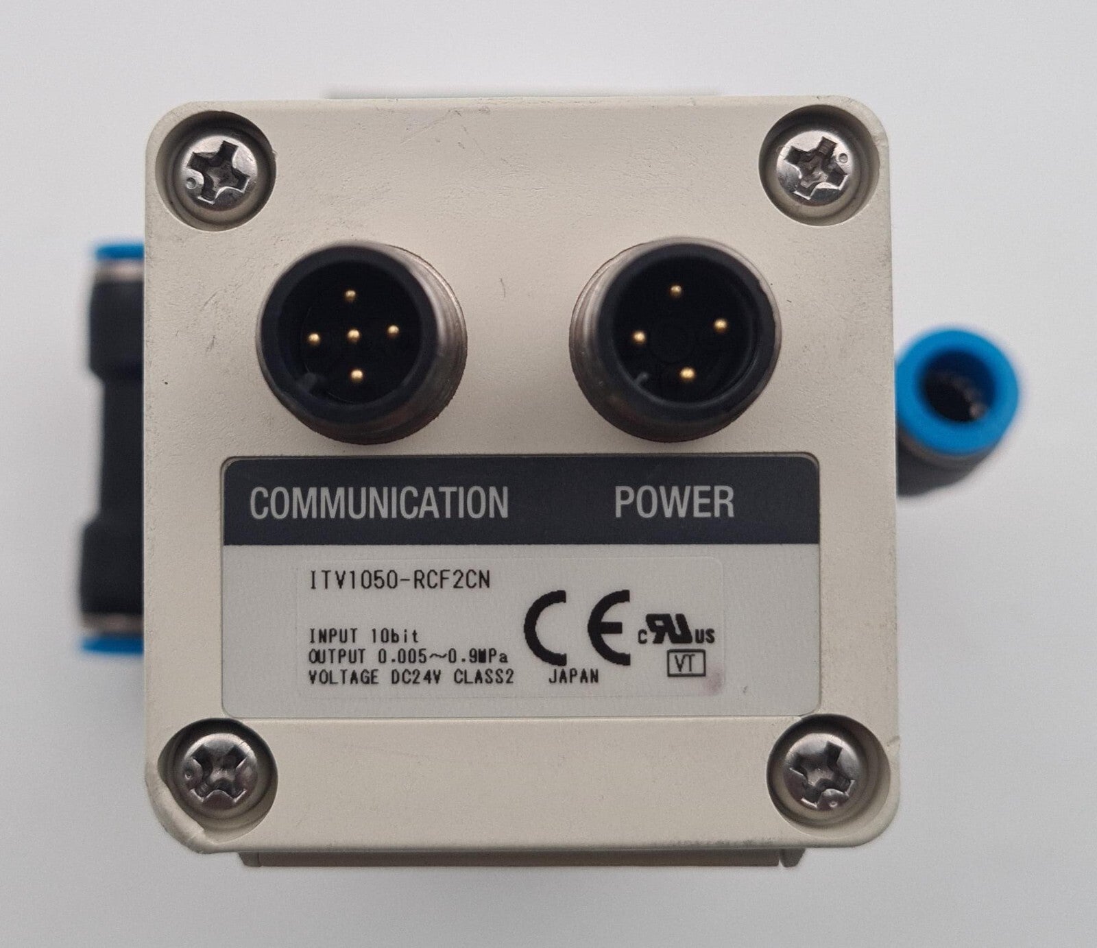 SMC Regulator Electro Pneumatic ITV1050-RCF2CN RS-232C 0.005~0.9mPA DC24V