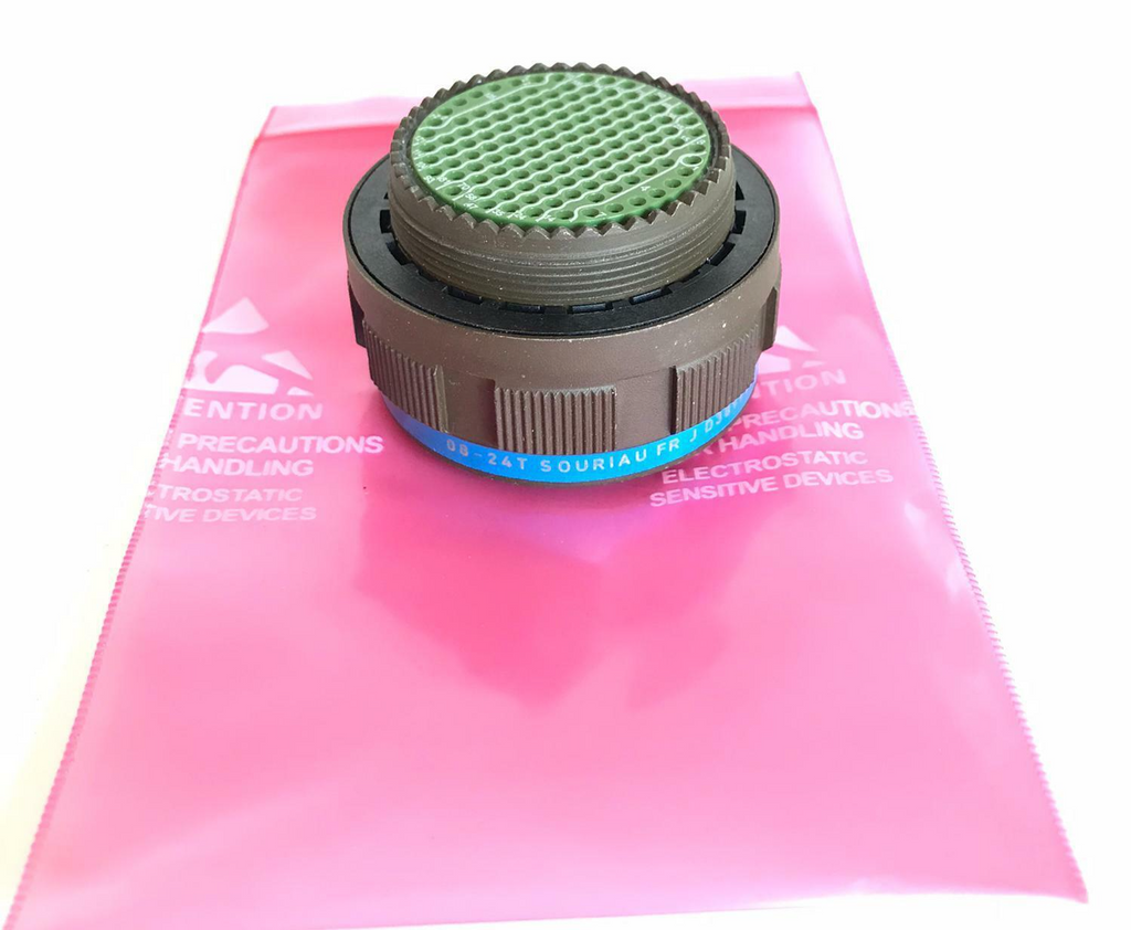 SOURIAU 08-24T FR J D38999/26WJ35PN 35 PIN CIRCULAR MIL-SPEC CONNECTOR