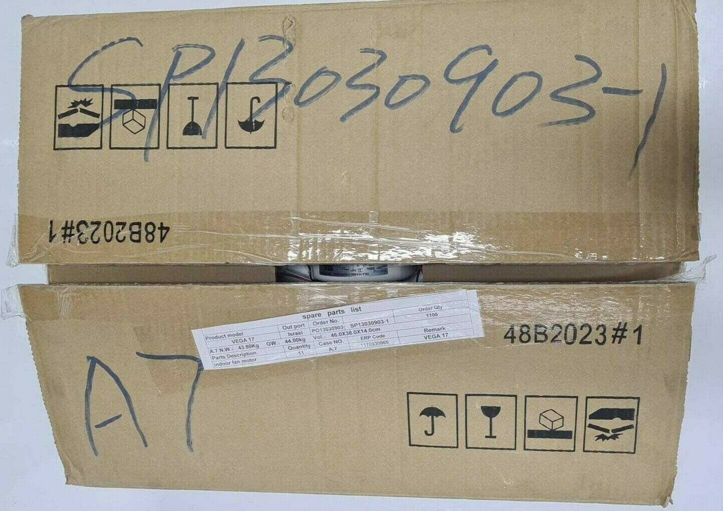 Guangdong Welling YRLA 18-4-0002-1110 RPG19E-6 Fan Motor 208-240V 18W