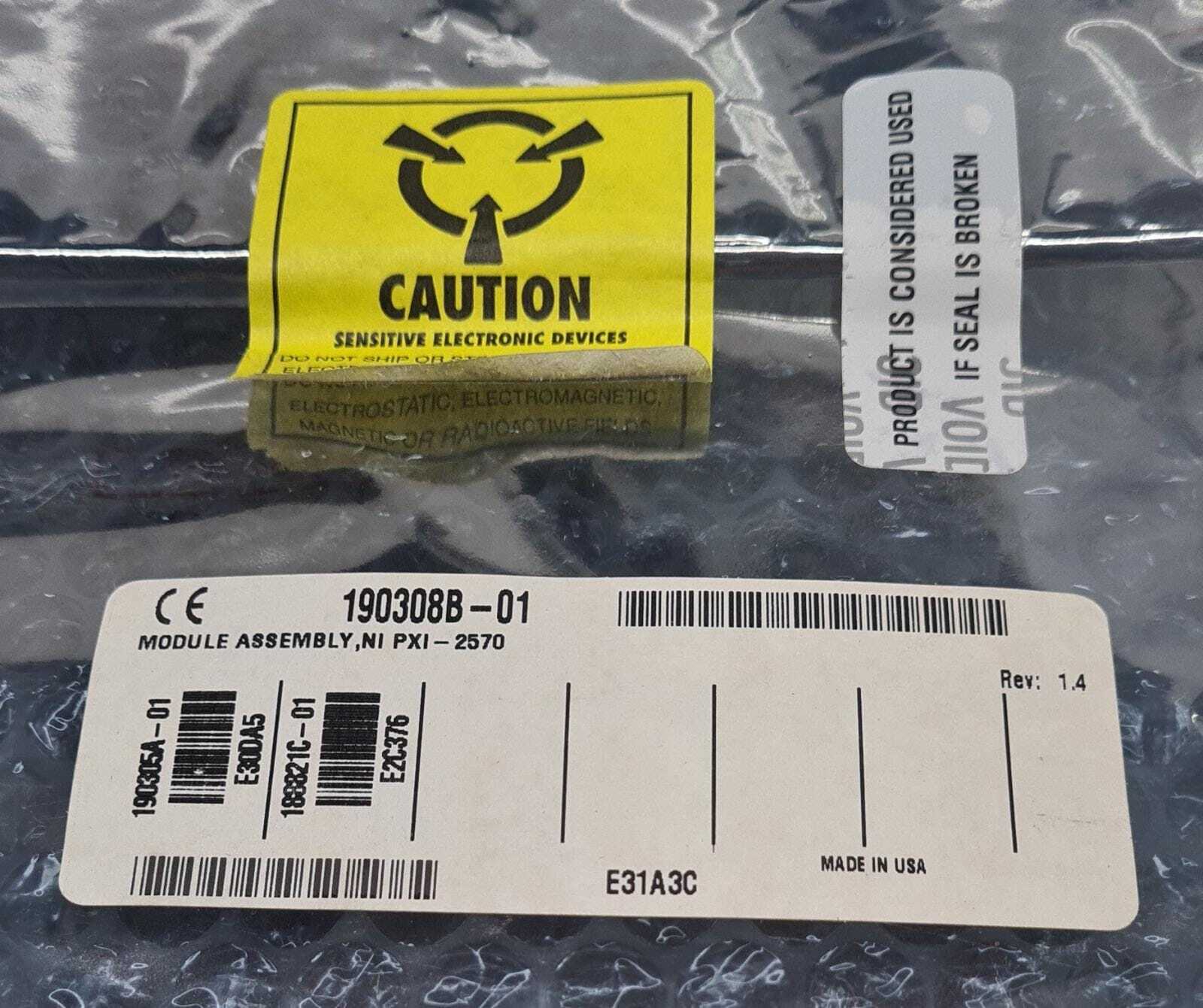 NEW - National Instruments NI PXI-2570 40 SPDT Relay Module Assembly 190308B-01