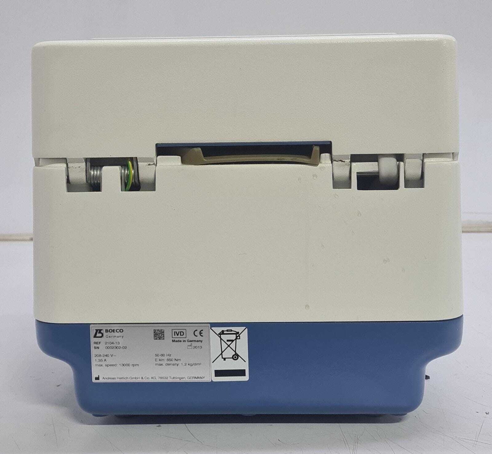 BOECO Hematocrit H-240 Laboratory Centrifuge 2104-13 208-240V 13000 rpm