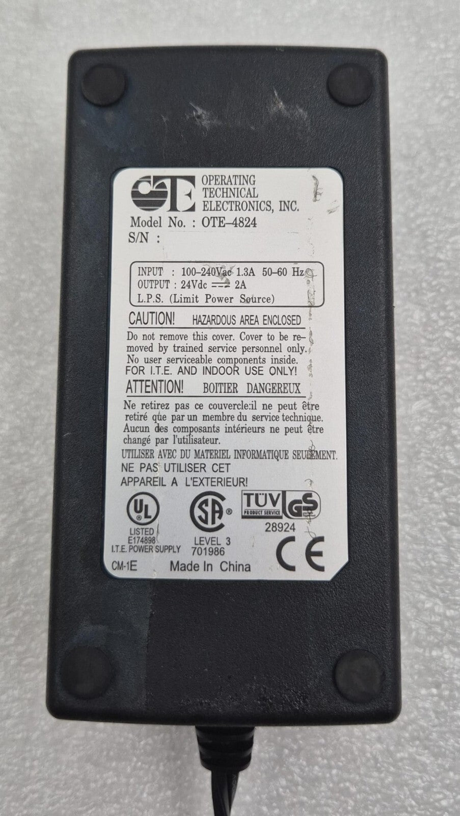 VICI Valco Instruments EPCA-CE Two Position Actuator Control Module W/ Adapter