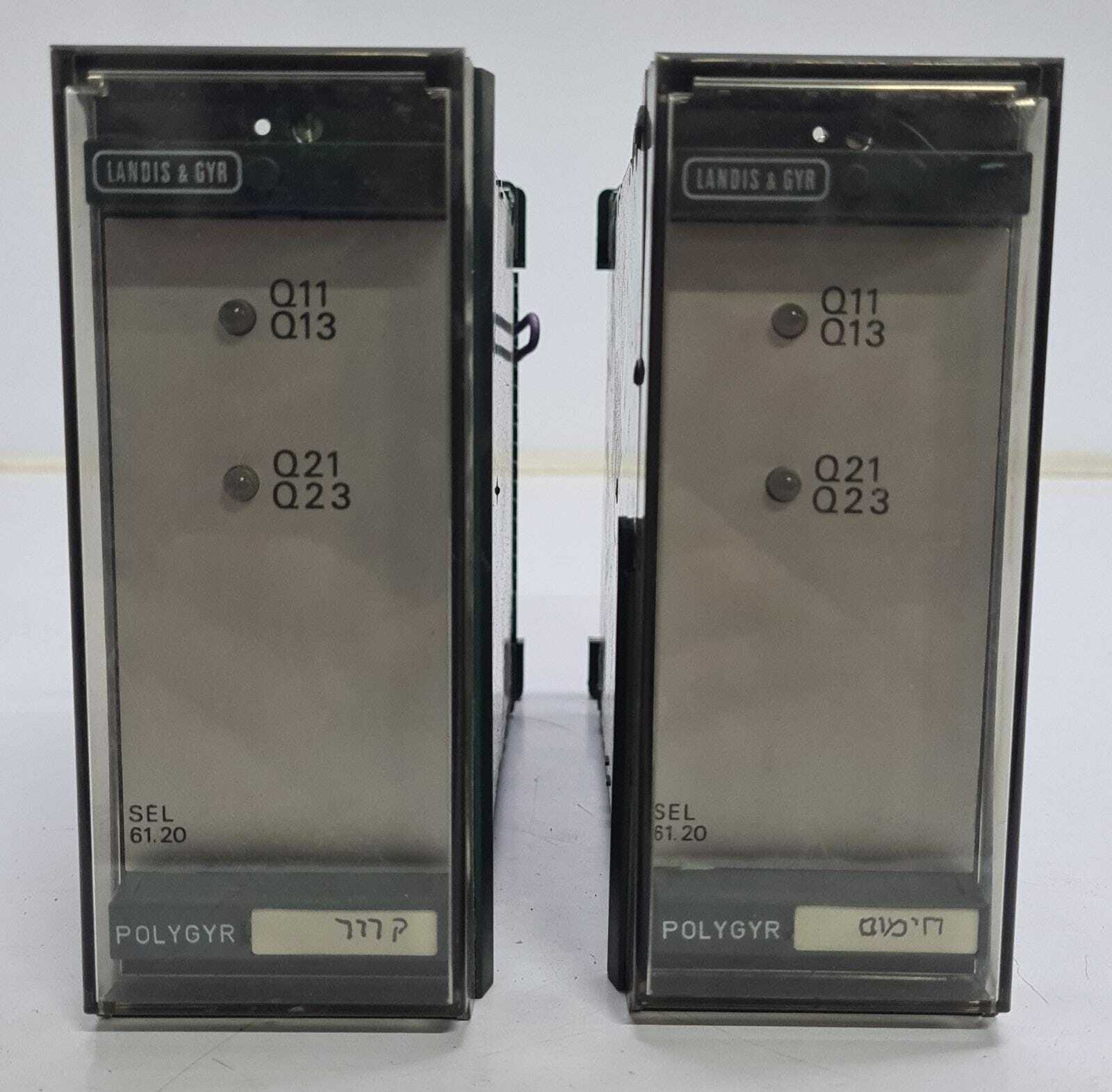 [LOT OF 2] Landis & GYR SEL 61.20 POLYGYR Temperature Controller Regulator